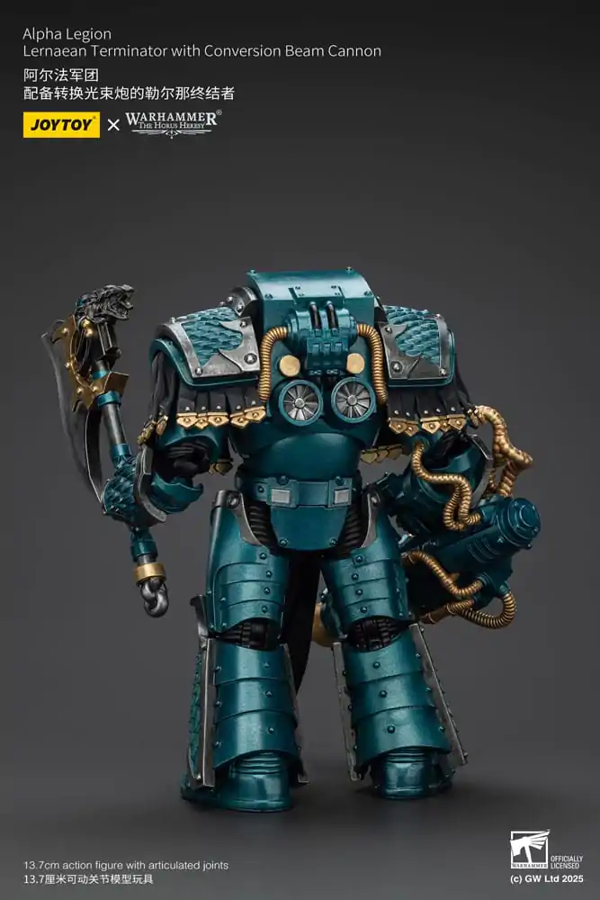 Warhammer The Horus Heresy Action Figure Alpha Legion Lernaean Terminator with Conversion Beam Cannon 20 cm product photo