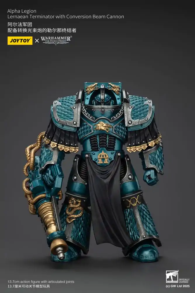 Warhammer The Horus Heresy Action Figure Alpha Legion Lernaean Terminator with Conversion Beam Cannon 20 cm product photo
