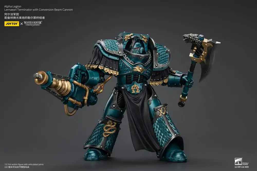 Warhammer The Horus Heresy Action Figure Alpha Legion Lernaean Terminator with Conversion Beam Cannon 20 cm product photo