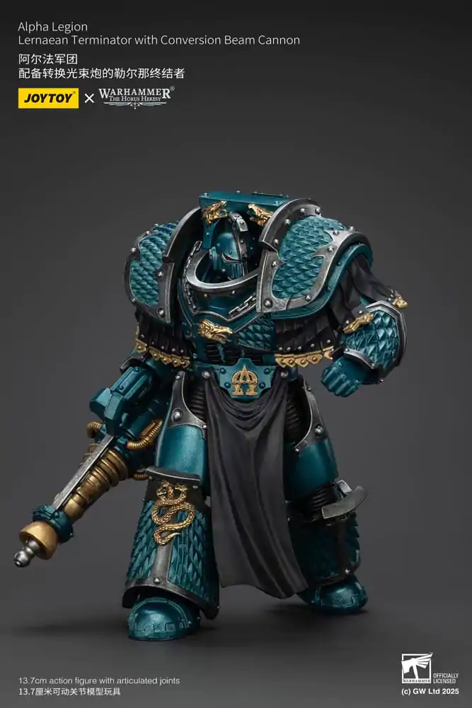 Warhammer The Horus Heresy Action Figure Alpha Legion Lernaean Terminator with Conversion Beam Cannon 20 cm product photo