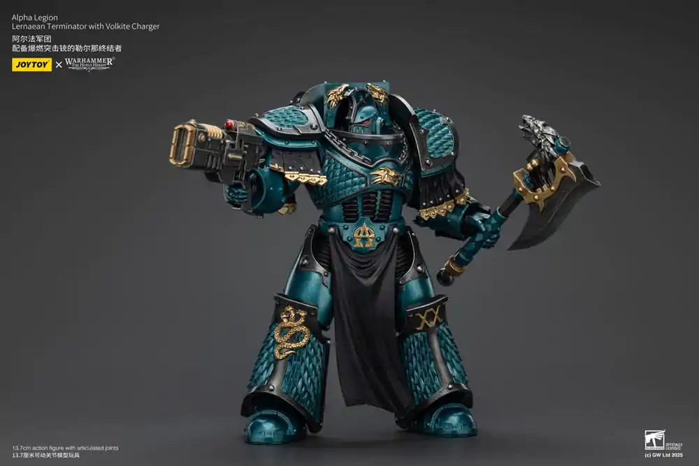 Warhammer The Horus Heresy Action Figure Alpha Legion Lernaean Terminator with Volkite Charger 20 cm product photo