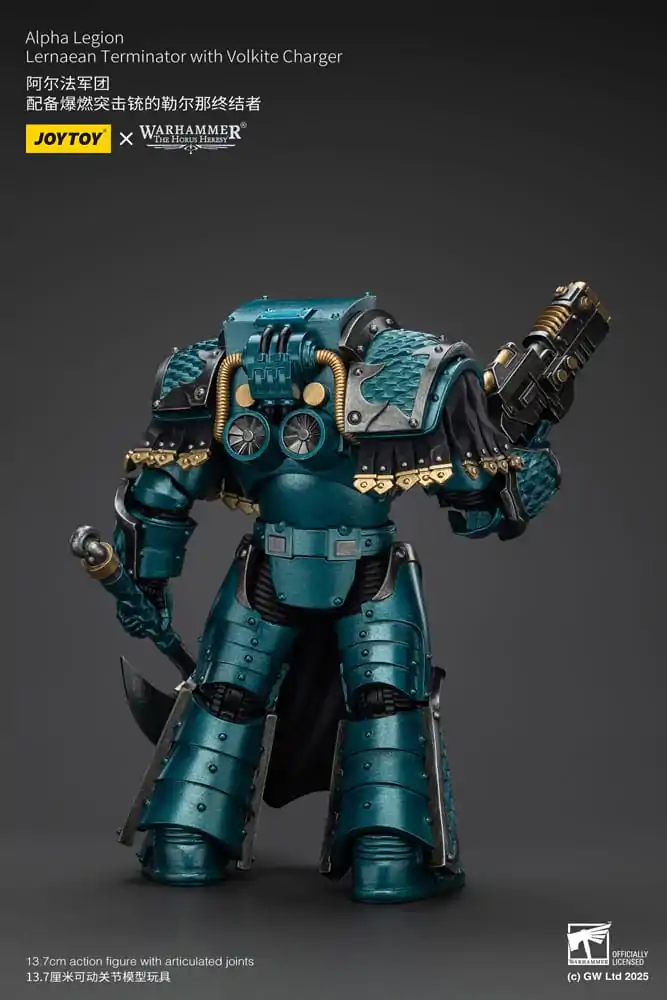 Warhammer The Horus Heresy Action Figure Alpha Legion Lernaean Terminator with Volkite Charger 20 cm product photo