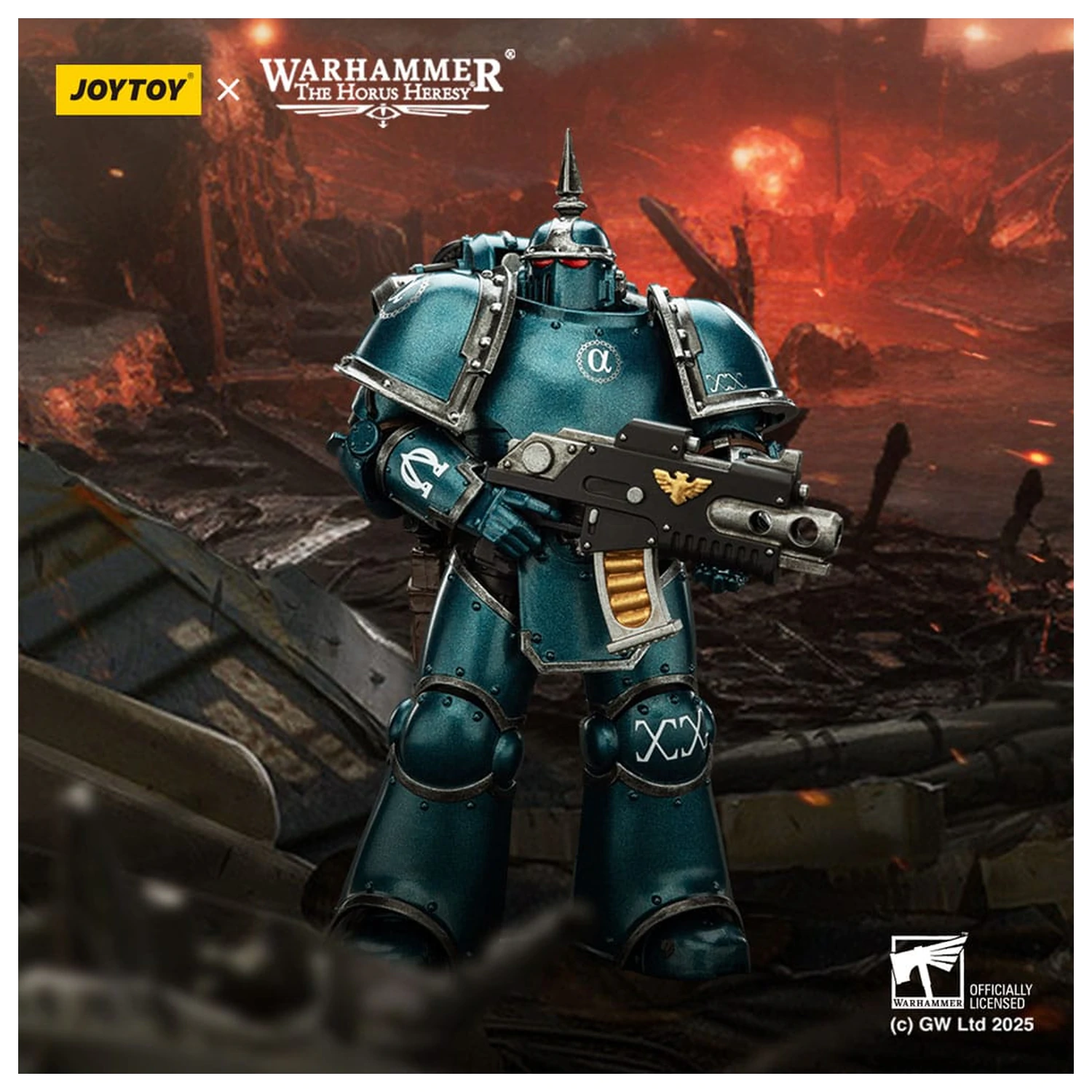 Warhammer The Horus Heresy Action Figure Alpha Legion MK lll Tactical Legionary 12 cm product photo