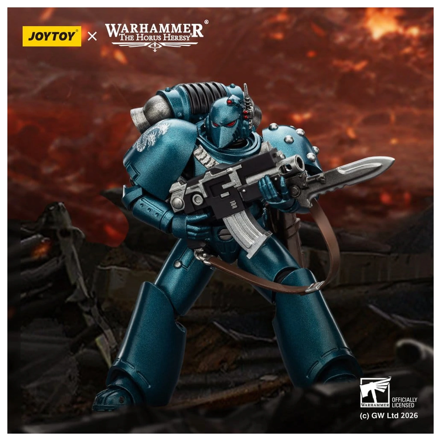 Warhammer The Horus Heresy Action Figure Alpha Legion MKVI Tactical Legionary 12 cm product photo