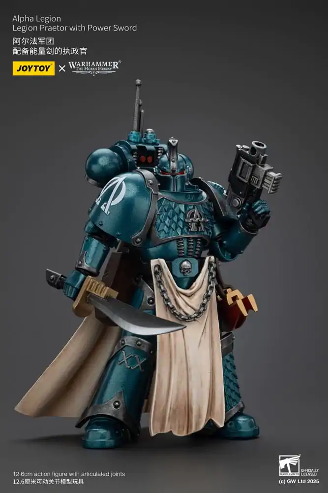 Warhammer The Horus Heresy Action Figure Alpha Legion Praetor with Power Sword 12 cm product photo