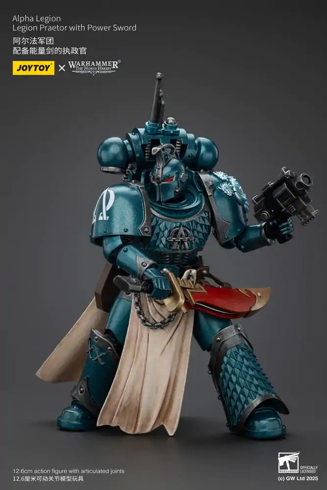 Warhammer The Horus Heresy Action Figure Alpha Legion Praetor with Power Sword 12 cm product photo