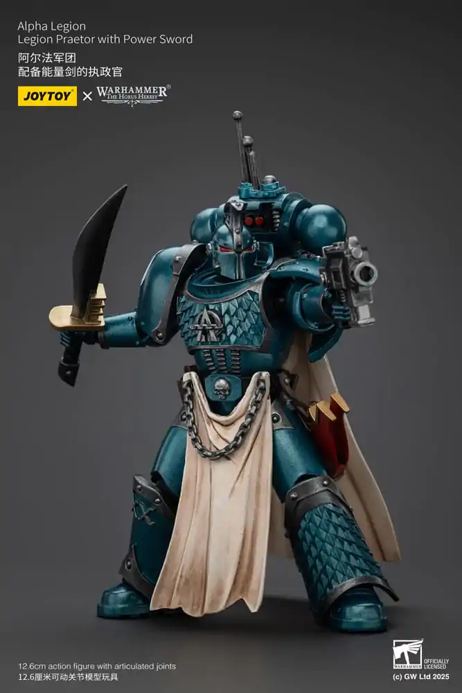 Warhammer The Horus Heresy Action Figure Alpha Legion Praetor with Power Sword 12 cm product photo