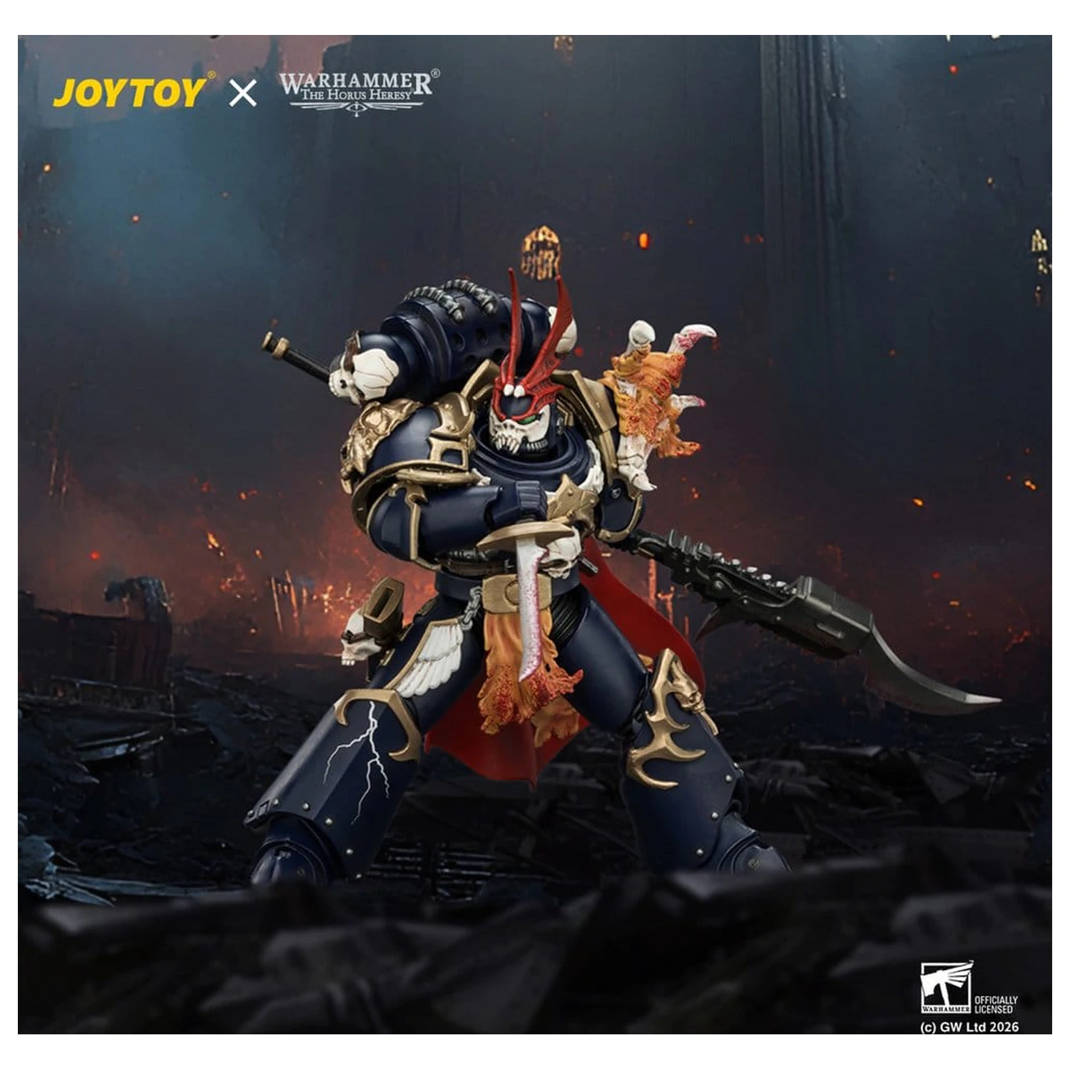 Warhammer The Horus Heresy Action Figure First Captain of the Night Lords (The Prince of Crows) 13 cm product photo