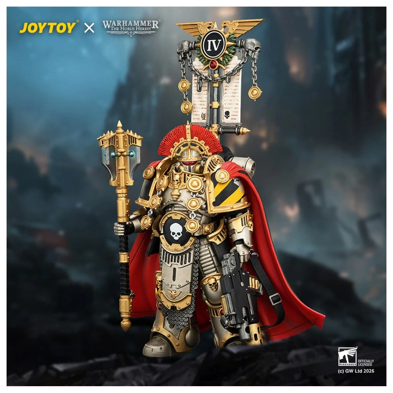 Warhammer The Horus Heresy Action Figure Iron Warriors Centurion 13 cm product photo