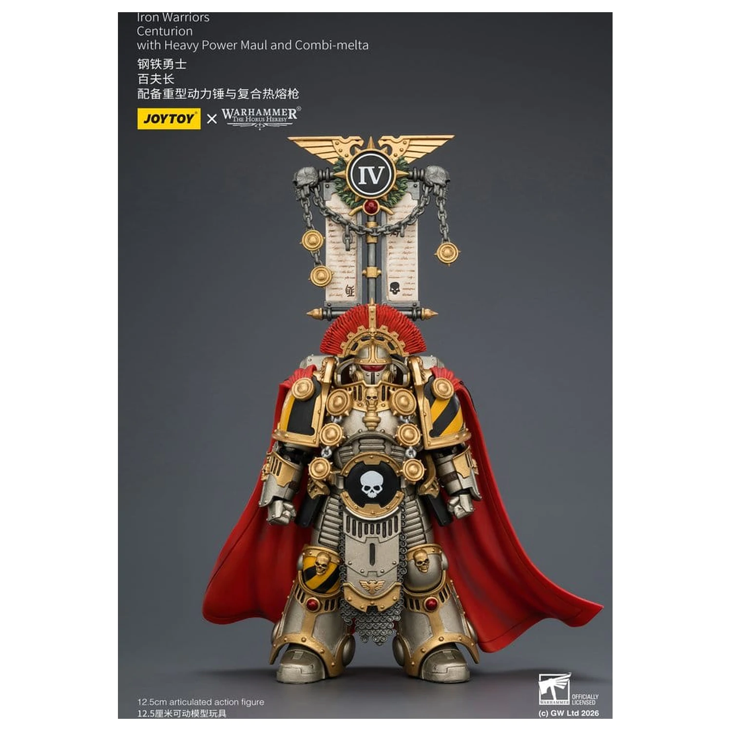 Warhammer The Horus Heresy Action Figure Iron Warriors Centurion 13 cm product photo