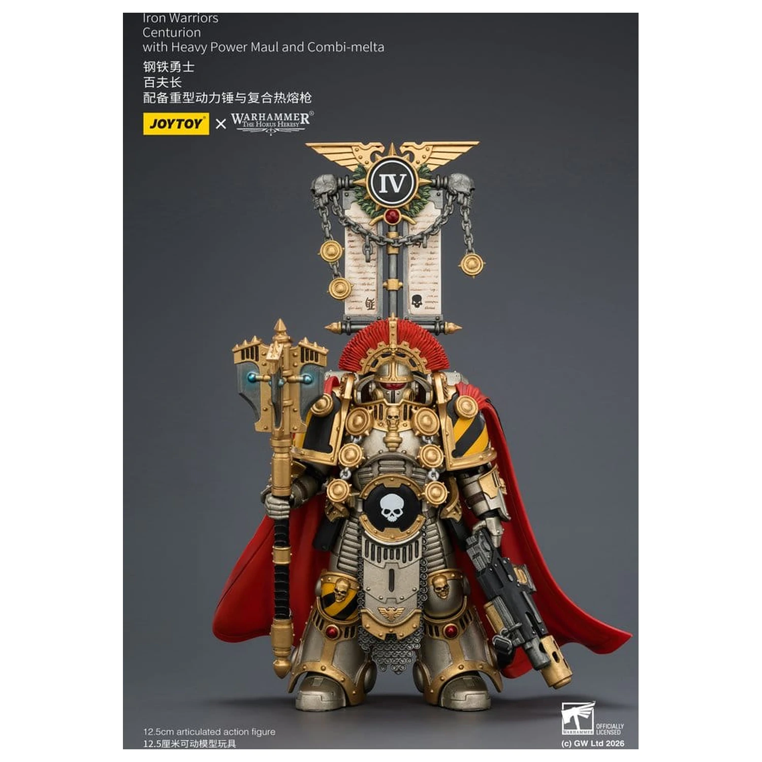 Warhammer The Horus Heresy Action Figure Iron Warriors Centurion 13 cm product photo