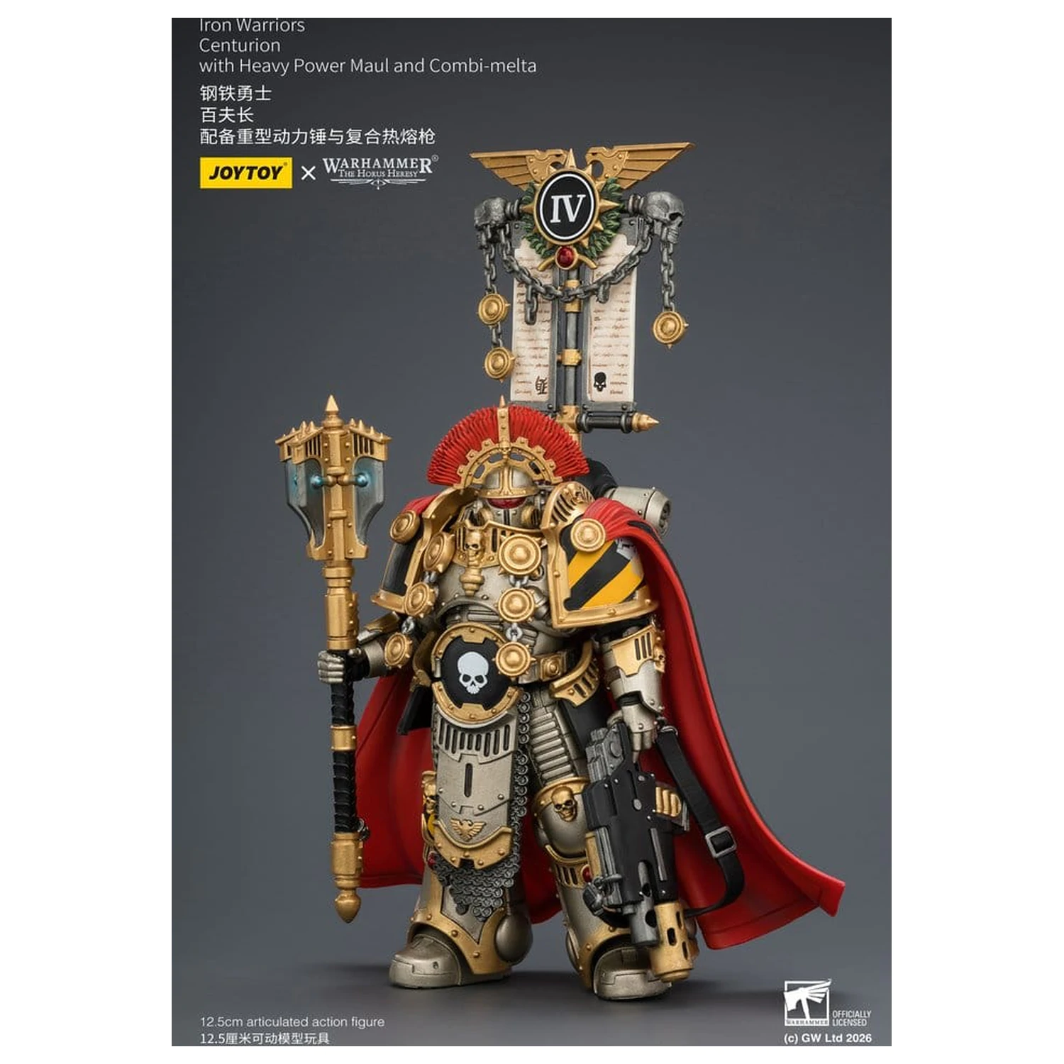 Warhammer The Horus Heresy Action Figure Iron Warriors Centurion 13 cm product photo