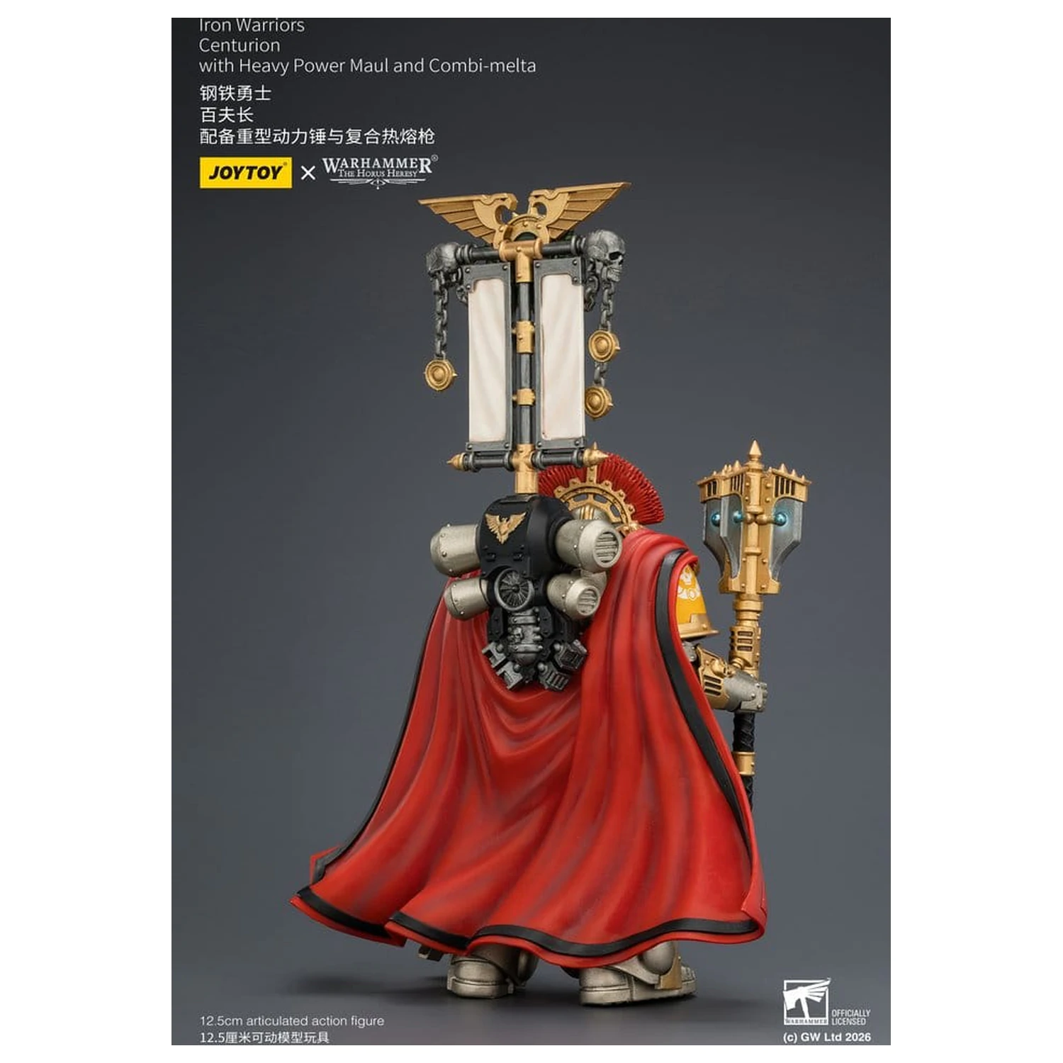 Warhammer The Horus Heresy Action Figure Iron Warriors Centurion 13 cm product photo