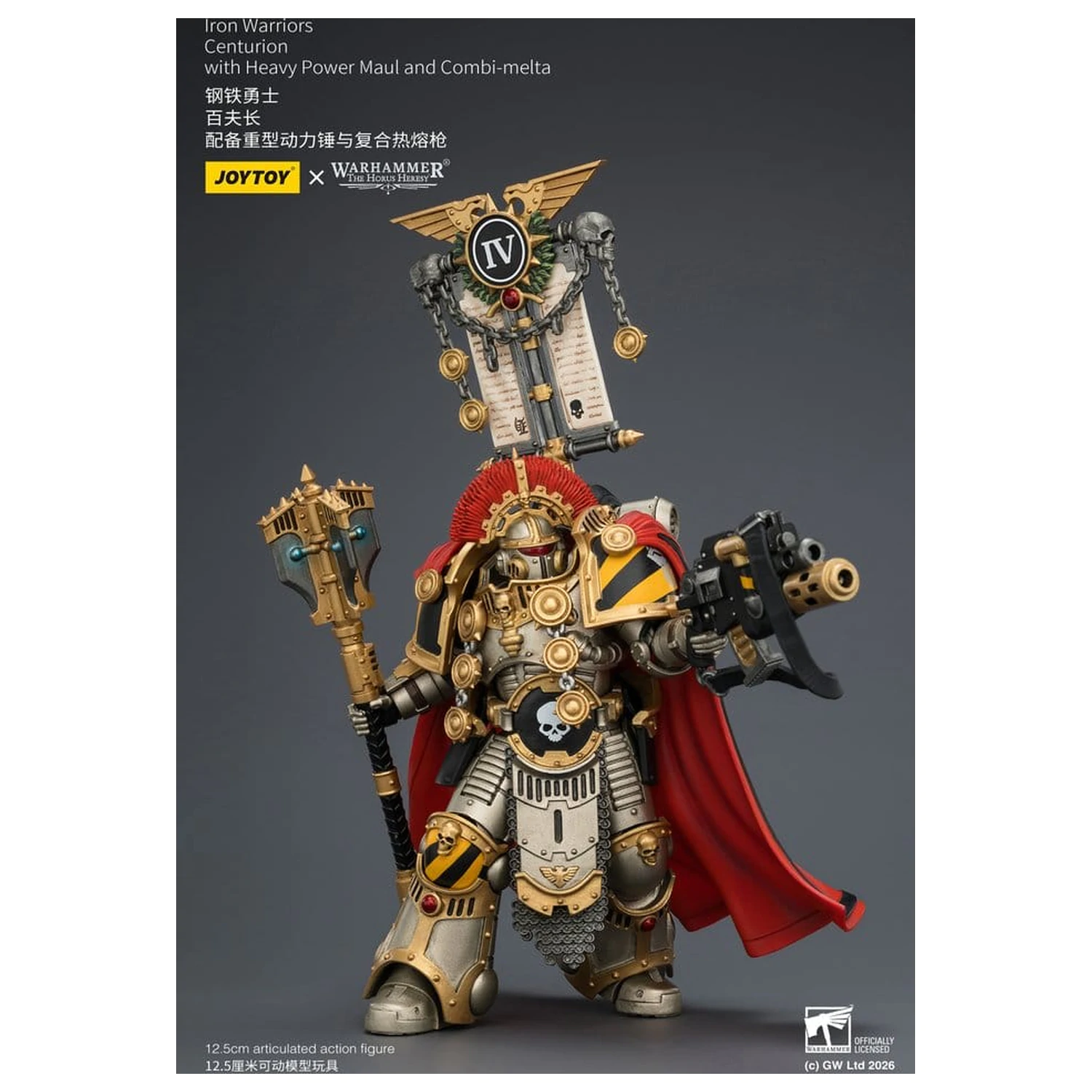 Warhammer The Horus Heresy Action Figure Iron Warriors Centurion 13 cm product photo