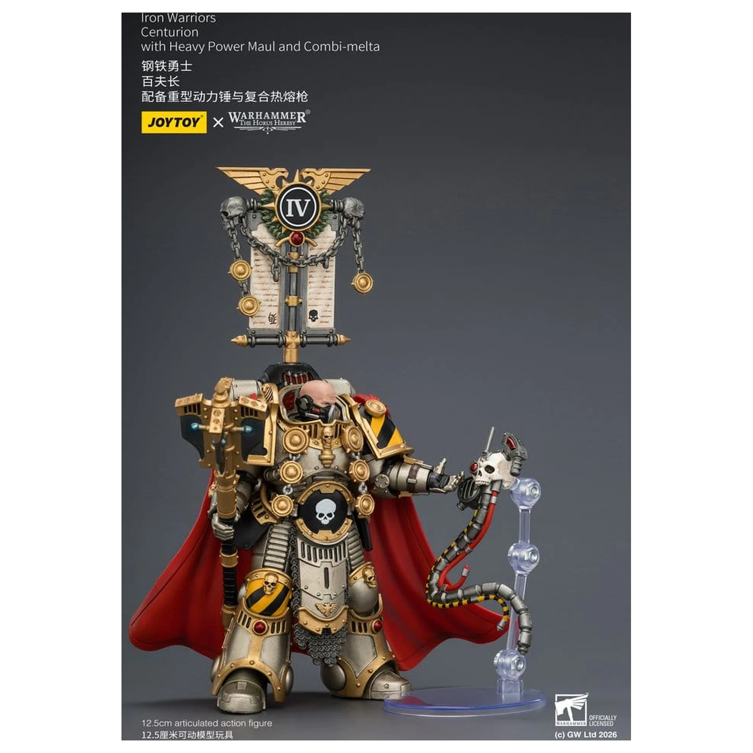 Warhammer The Horus Heresy Action Figure Iron Warriors Centurion 13 cm product photo