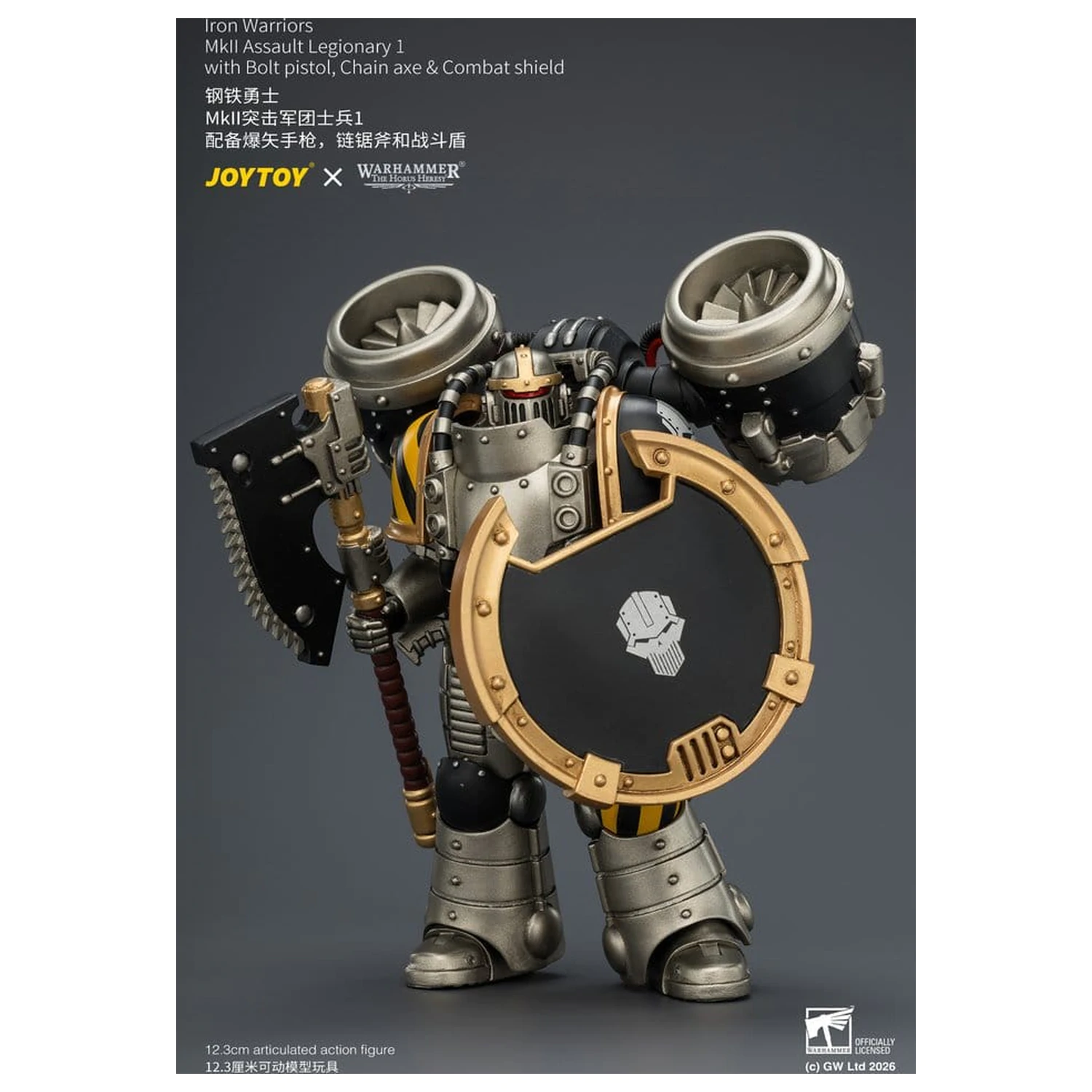 Warhammer The Horus Heresy Action Figure Iron Warriors MkII Assault Legionary 1 12 cm product photo