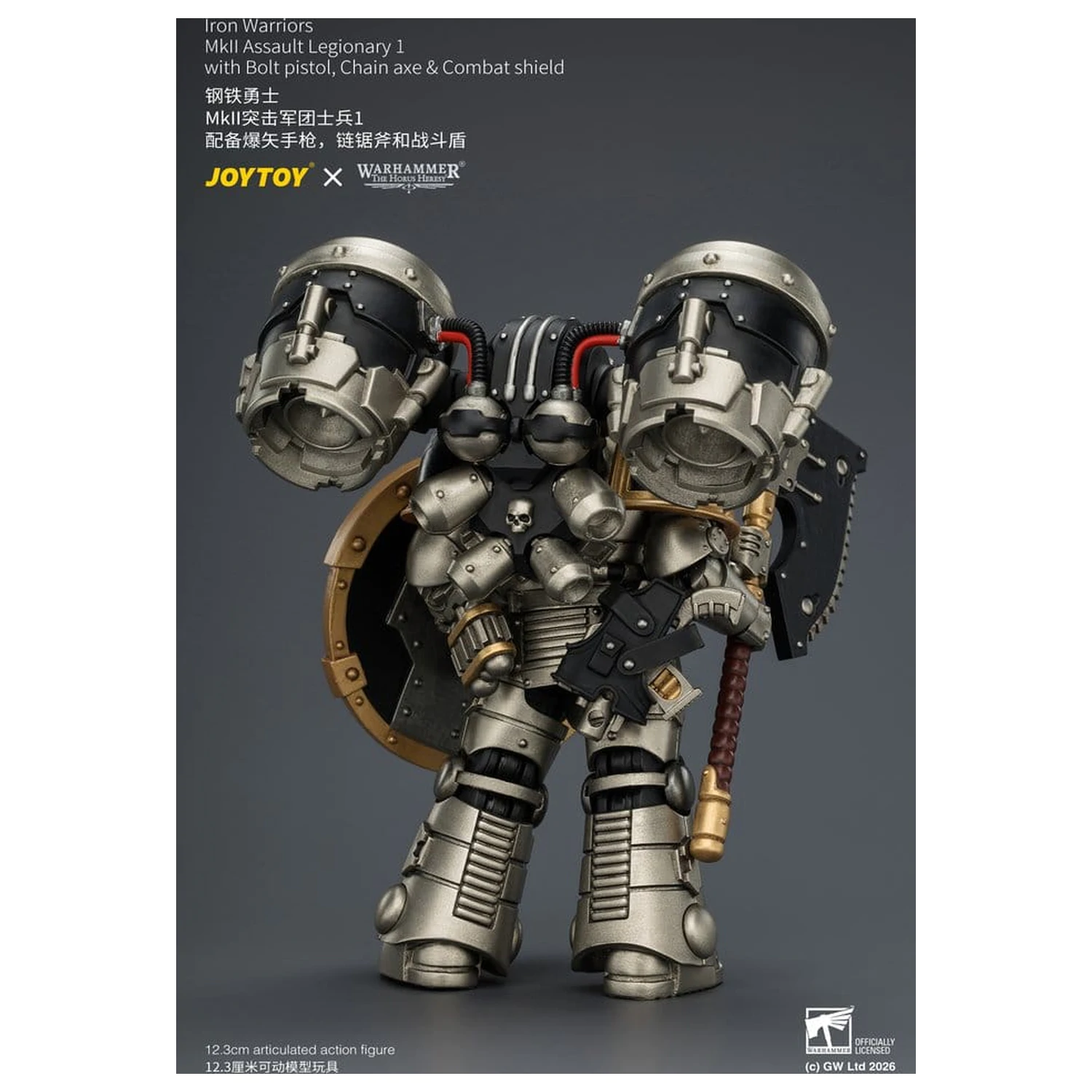 Warhammer The Horus Heresy Action Figure Iron Warriors MkII Assault Legionary 1 12 cm product photo