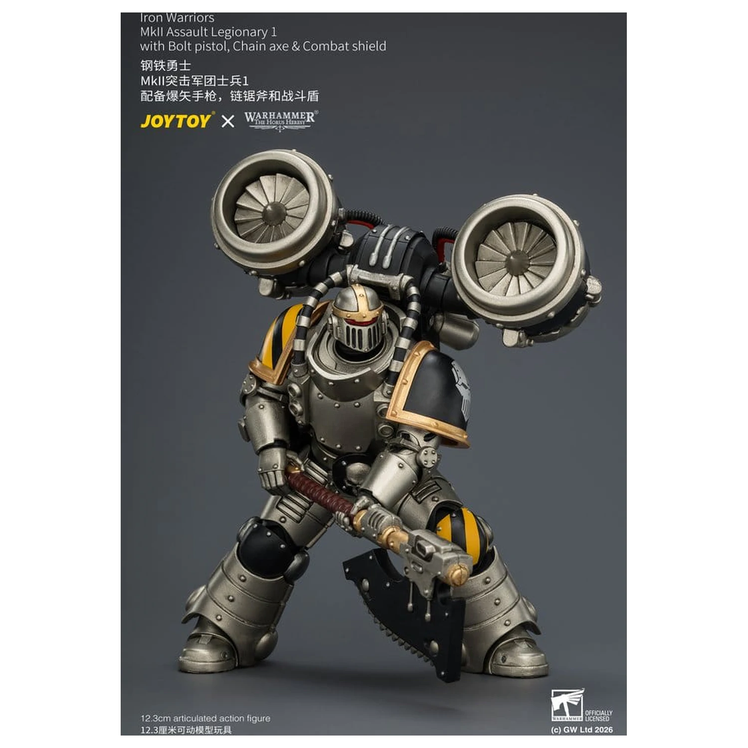 Warhammer The Horus Heresy Action Figure Iron Warriors MkII Assault Legionary 1 12 cm product photo