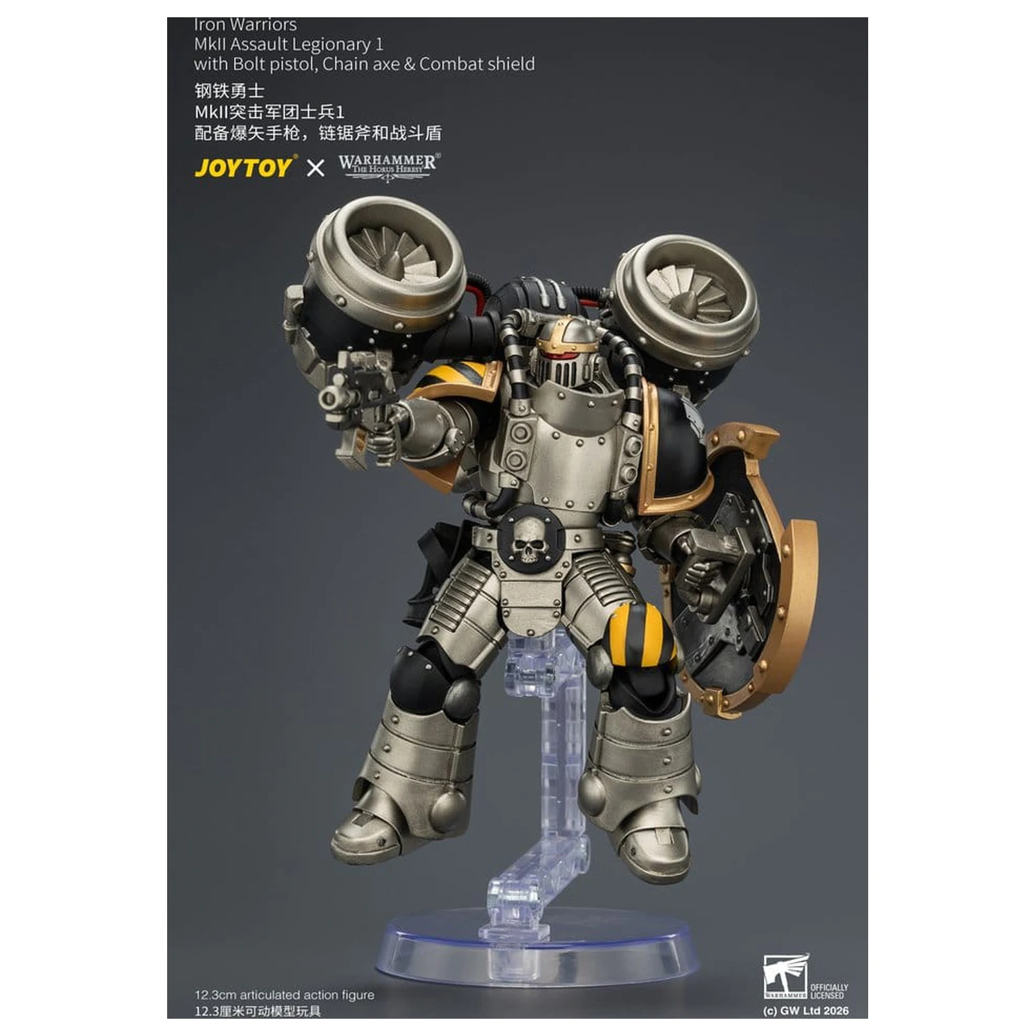 Warhammer The Horus Heresy Action Figure Iron Warriors MkII Assault Legionary 1 12 cm product photo