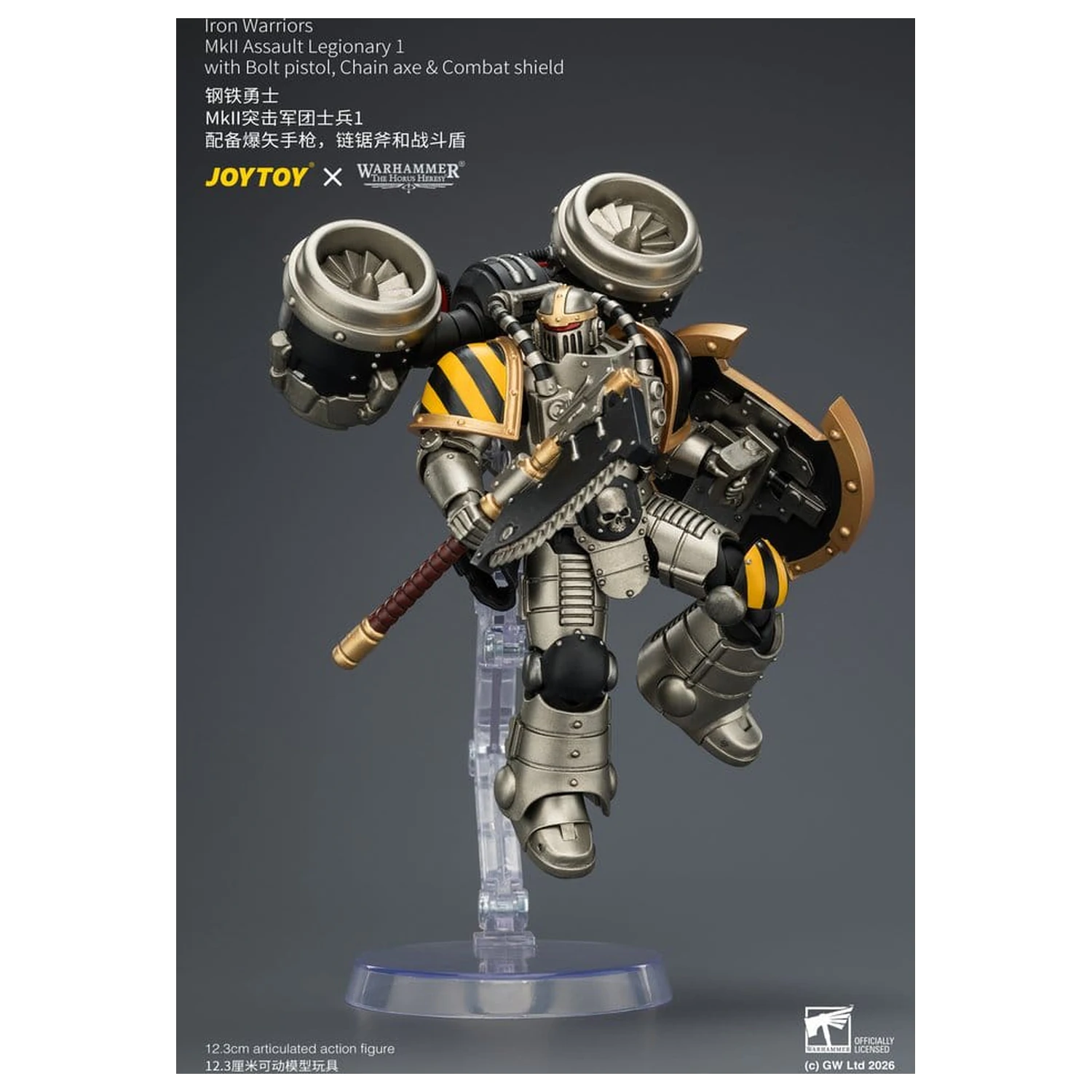 Warhammer The Horus Heresy Action Figure Iron Warriors MkII Assault Legionary 1 12 cm product photo