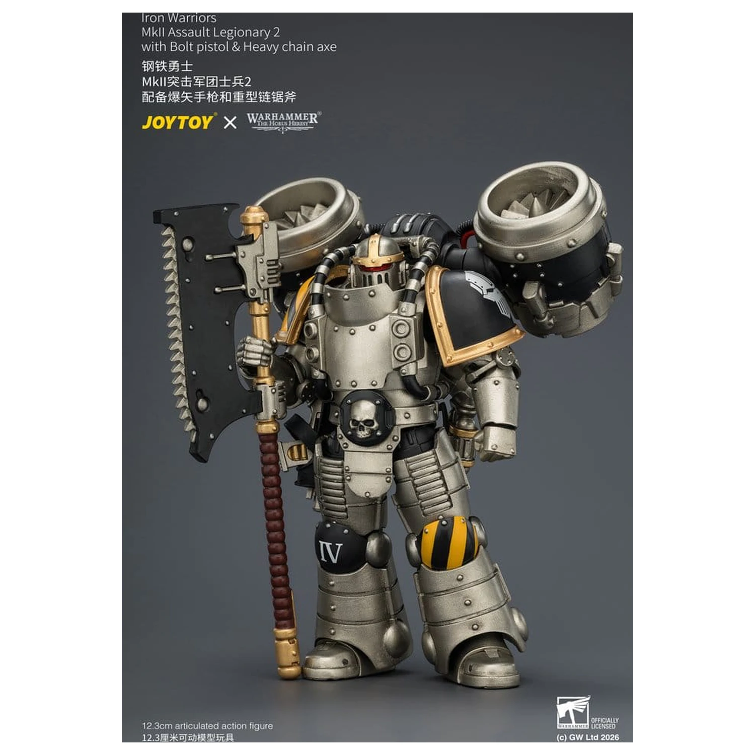Warhammer The Horus Heresy Action Figure Iron Warriors MkII Assault Legionary 2 12 cm product photo