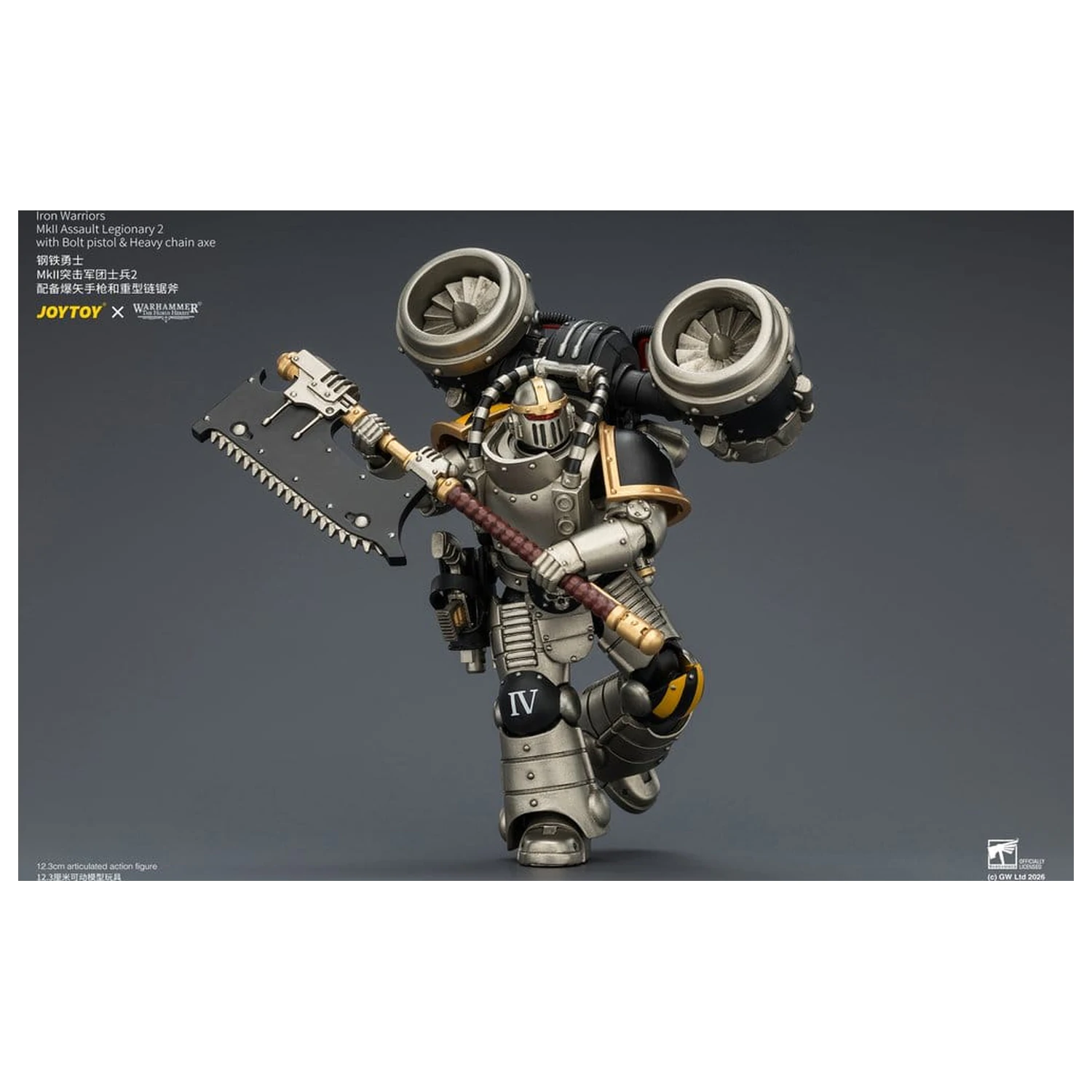 Warhammer The Horus Heresy Action Figure Iron Warriors MkII Assault Legionary 2 12 cm product photo