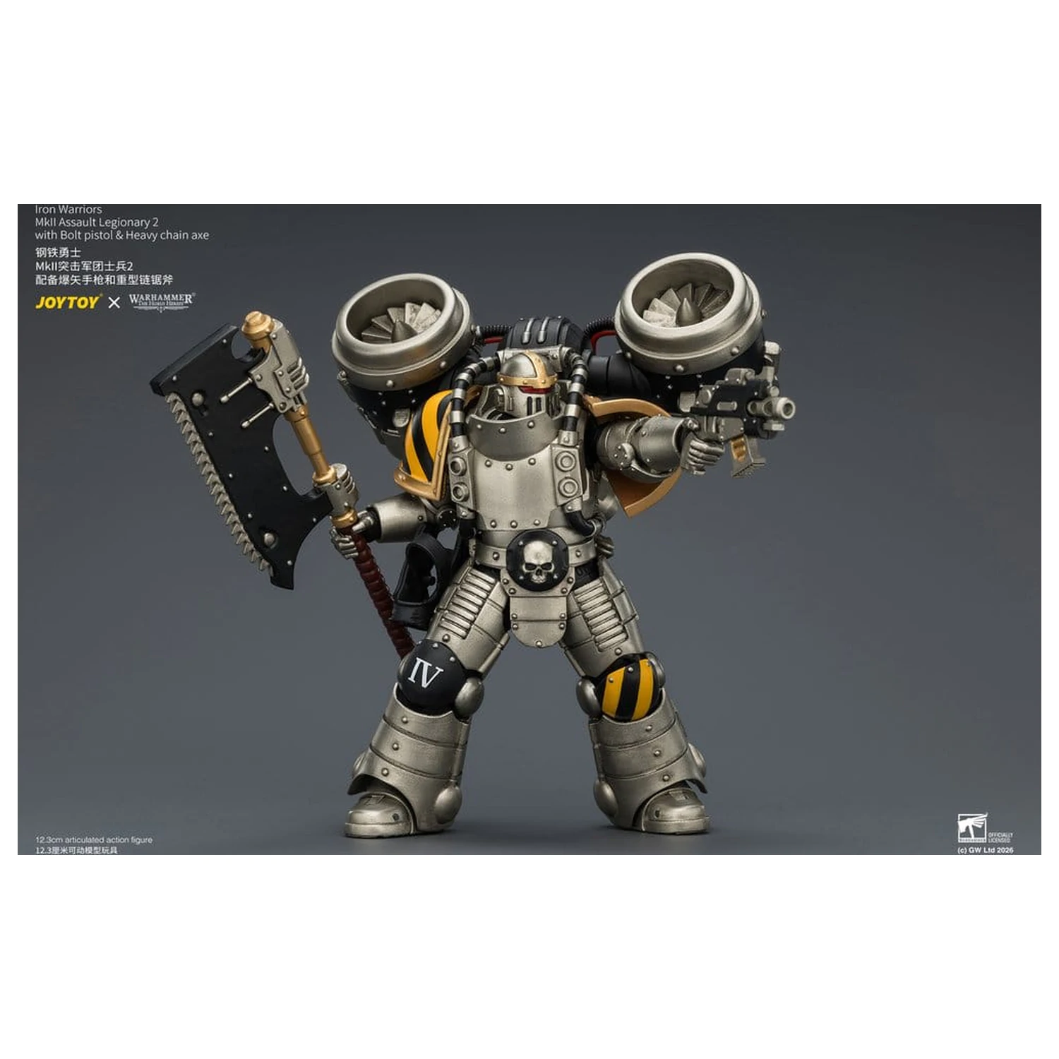 Warhammer The Horus Heresy Action Figure Iron Warriors MkII Assault Legionary 2 12 cm product photo
