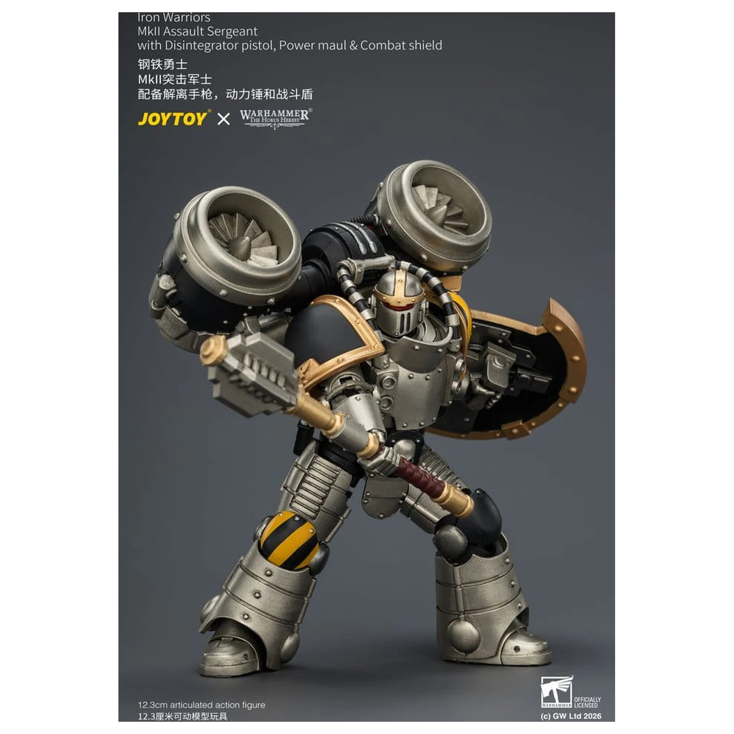 Warhammer The Horus Heresy Action Figure Iron Warriors MkII Assault Sergeant 12 cm product photo