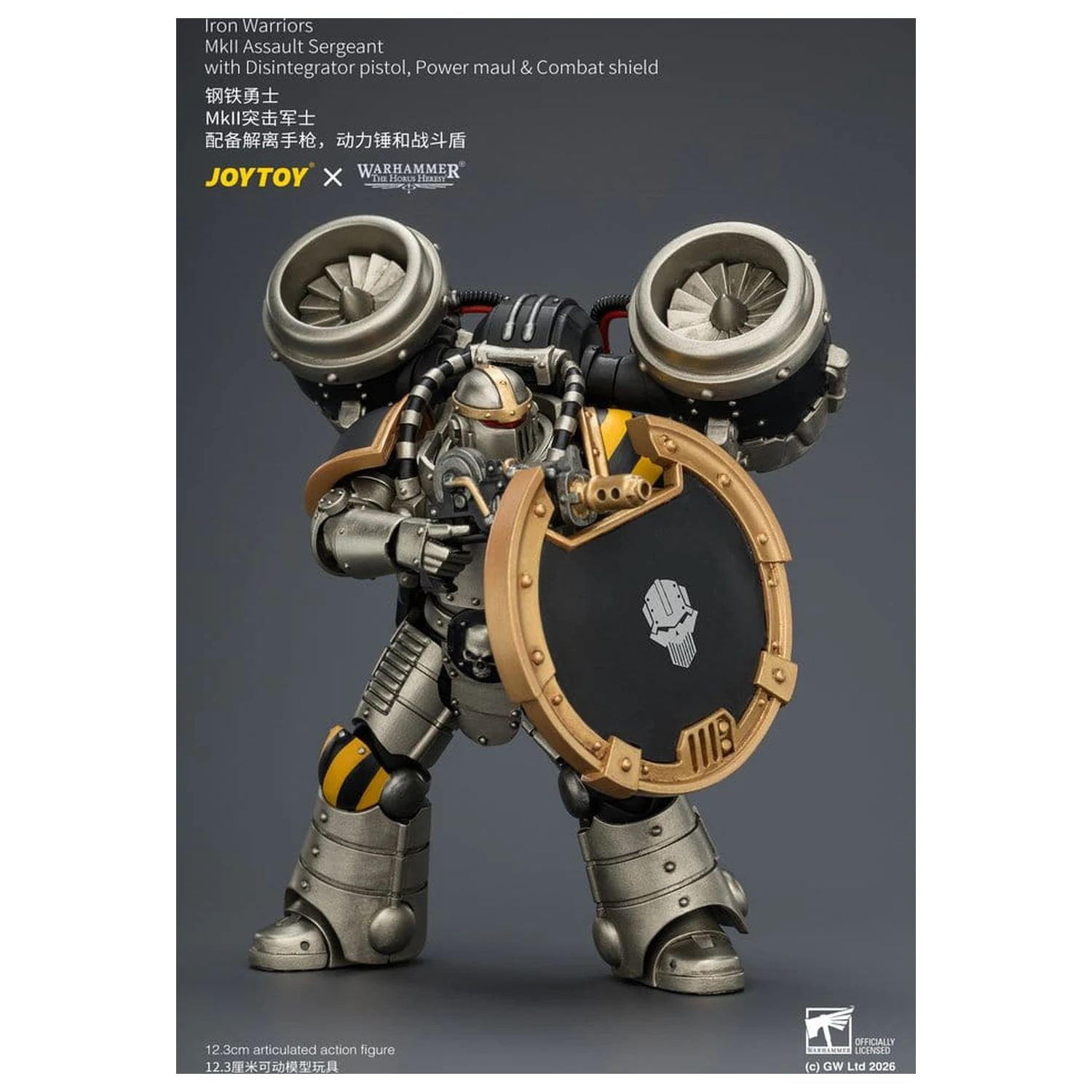 Warhammer The Horus Heresy Action Figure Iron Warriors MkII Assault Sergeant 12 cm product photo