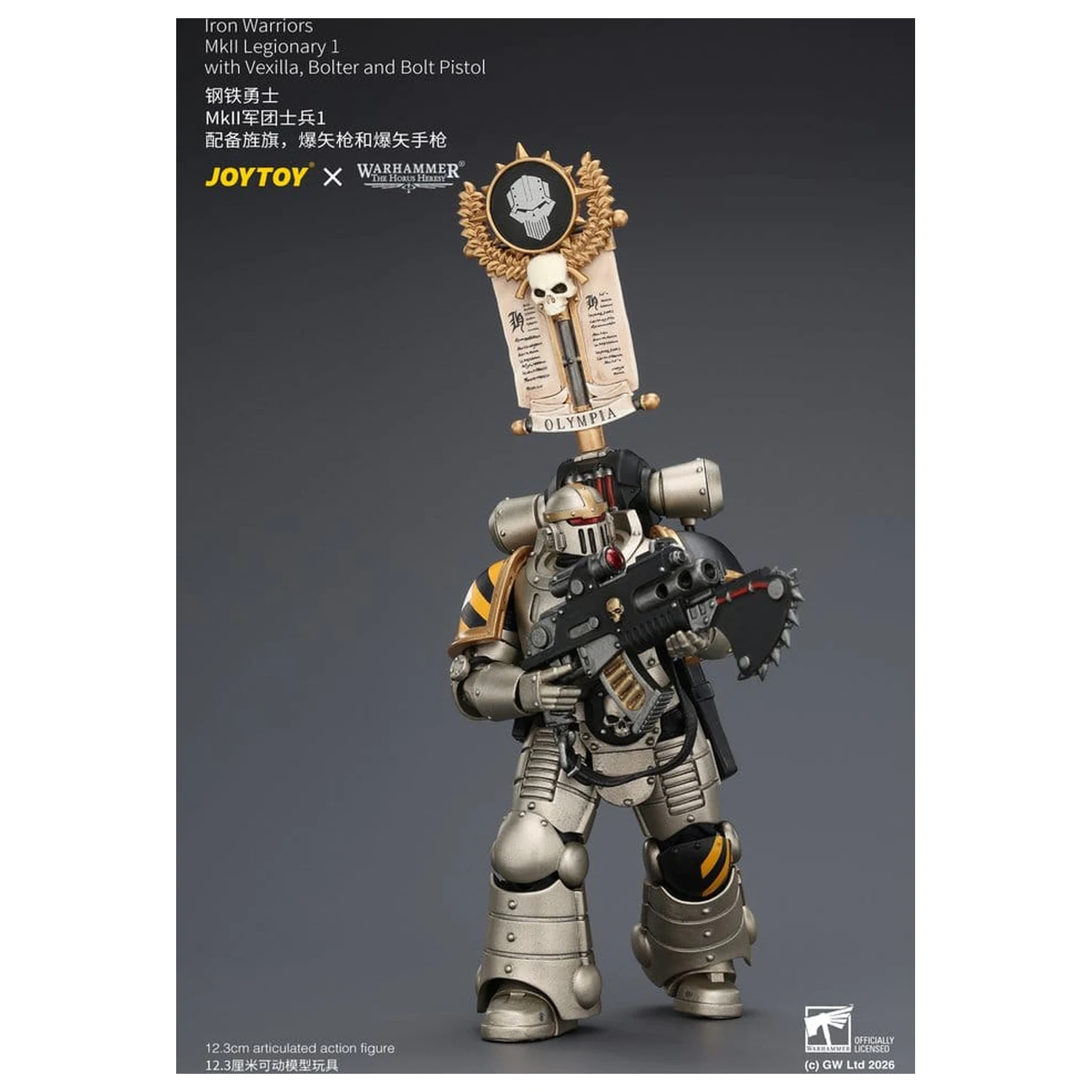 Warhammer The Horus Heresy Action Figure Iron Warriors MkII Legionary 1 12 cm product photo
