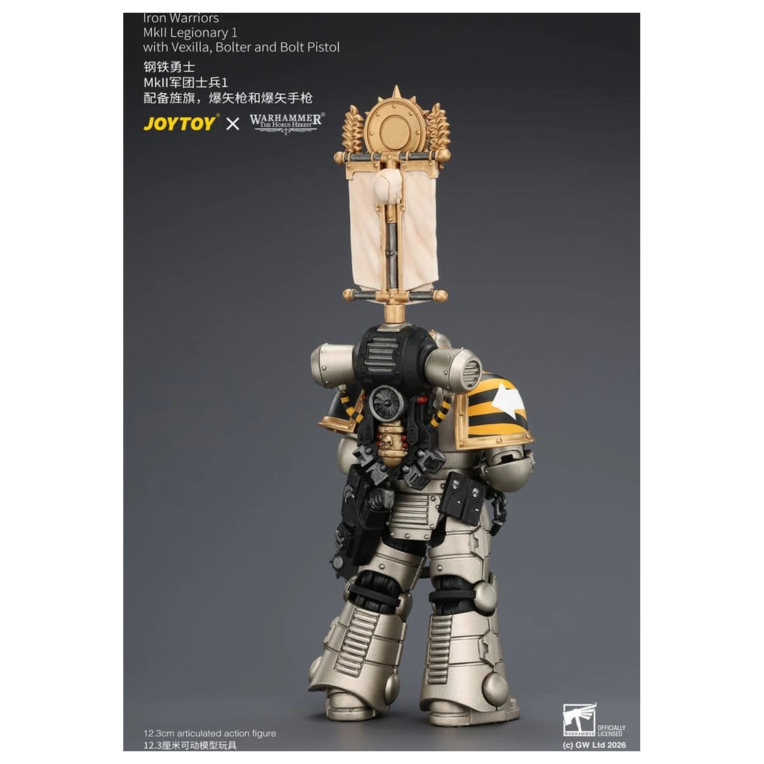 Warhammer The Horus Heresy Action Figure Iron Warriors MkII Legionary 1 12 cm product photo
