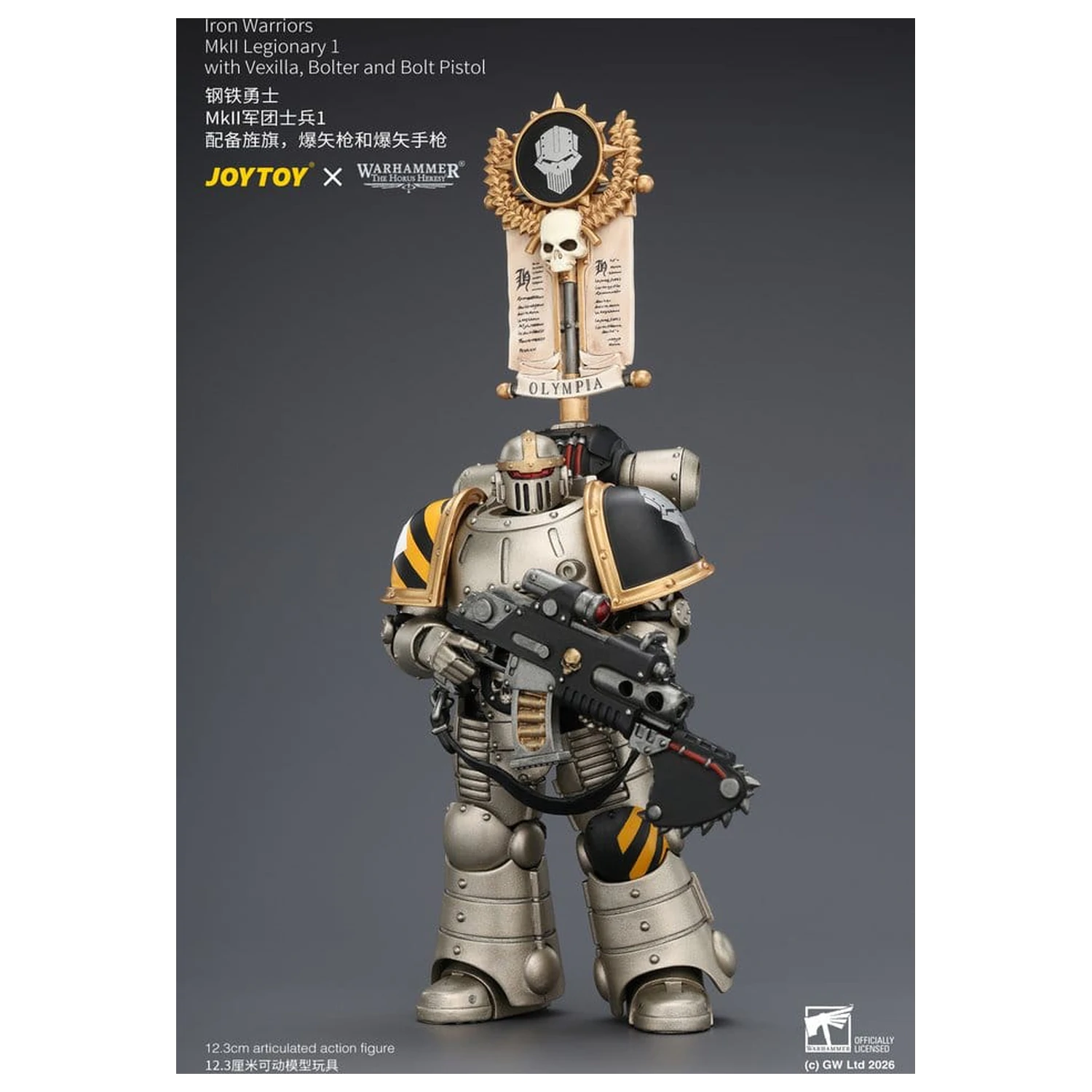 Warhammer The Horus Heresy Action Figure Iron Warriors MkII Legionary 1 12 cm product photo