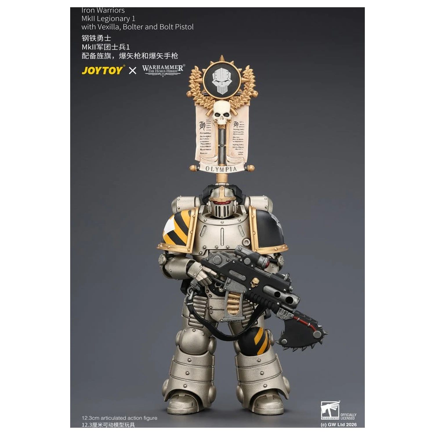 Warhammer The Horus Heresy Action Figure Iron Warriors MkII Legionary 1 12 cm product photo