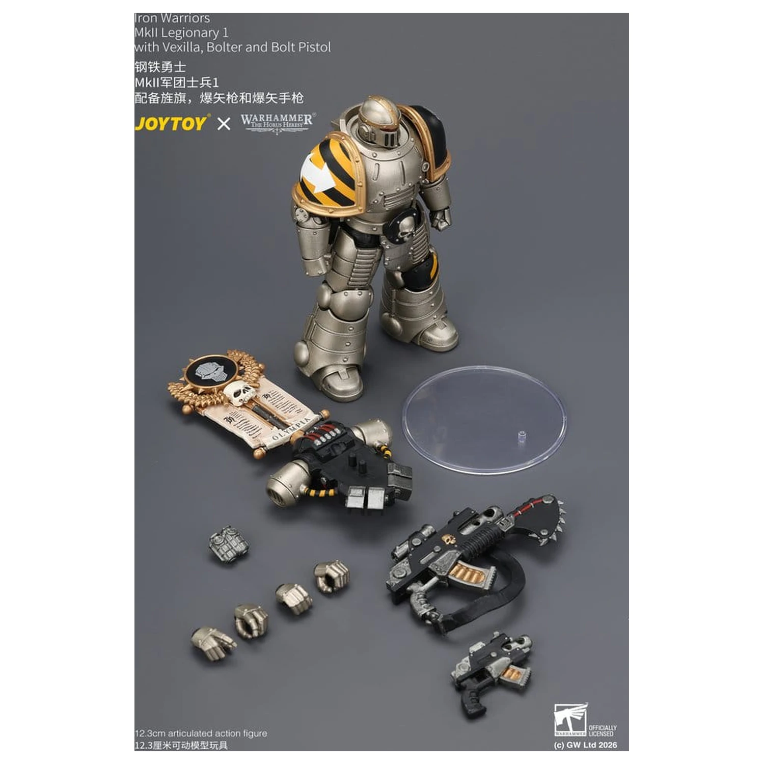 Warhammer The Horus Heresy Action Figure Iron Warriors MkII Legionary 1 12 cm product photo