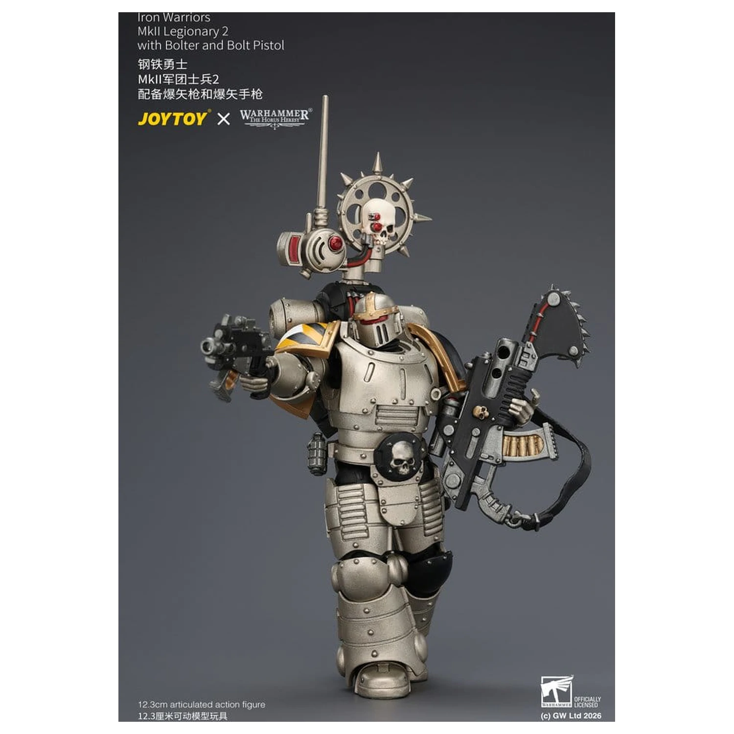 Warhammer The Horus Heresy Action Figure Iron Warriors MkII Legionary 2 12 cm product photo