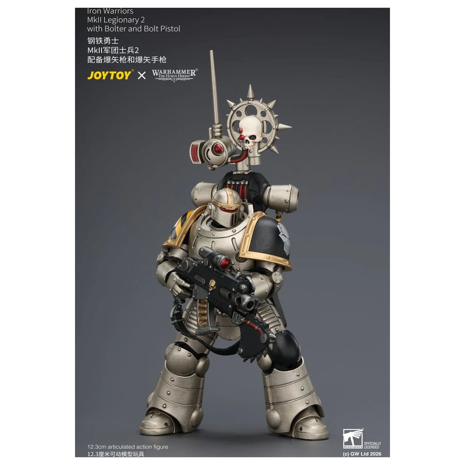 Warhammer The Horus Heresy Action Figure Iron Warriors MkII Legionary 2 12 cm product photo