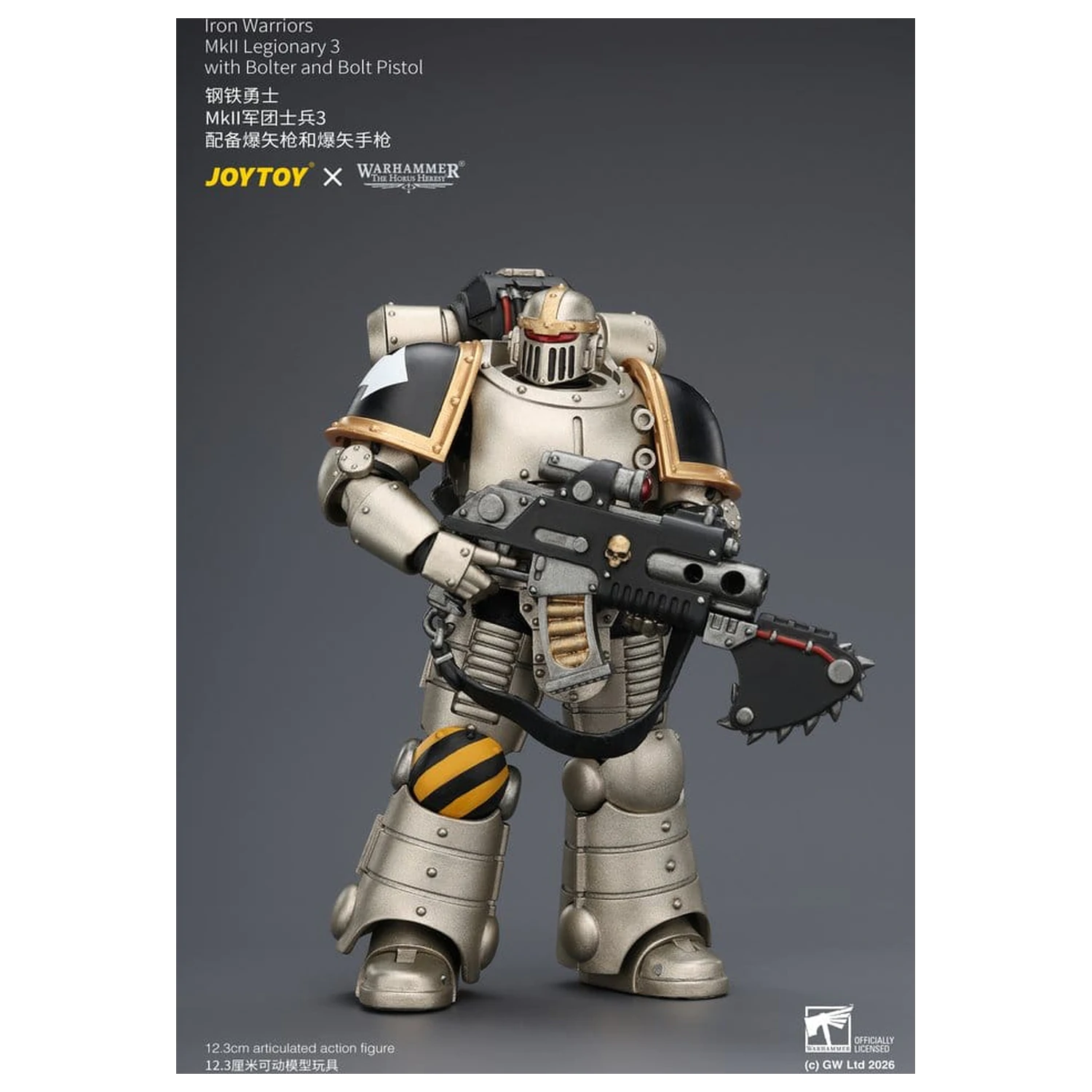 Warhammer The Horus Heresy Action Figure Iron Warriors MkII Legionary 3 12 cm product photo