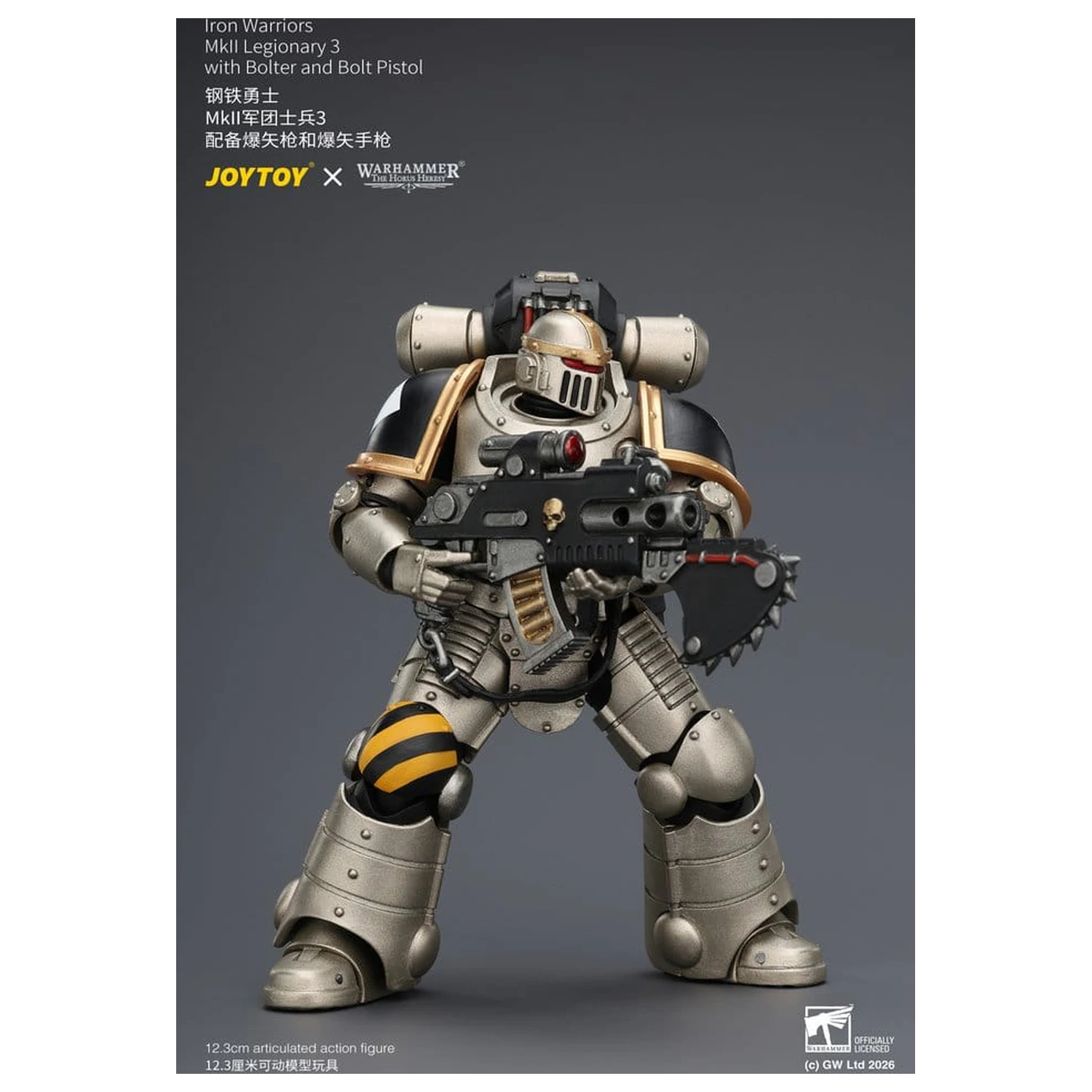 Warhammer The Horus Heresy Action Figure Iron Warriors MkII Legionary 3 12 cm product photo