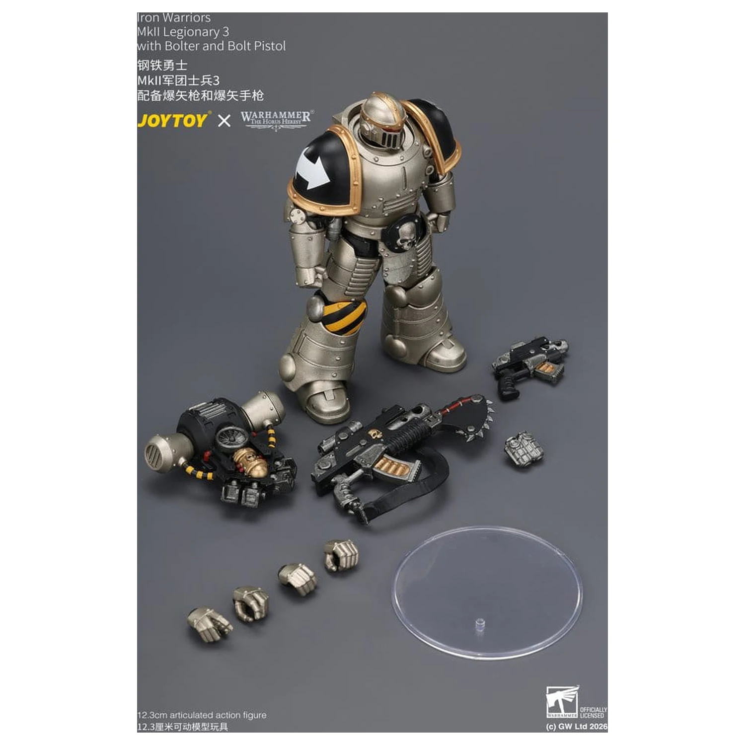 Warhammer The Horus Heresy Action Figure Iron Warriors MkII Legionary 3 12 cm product photo