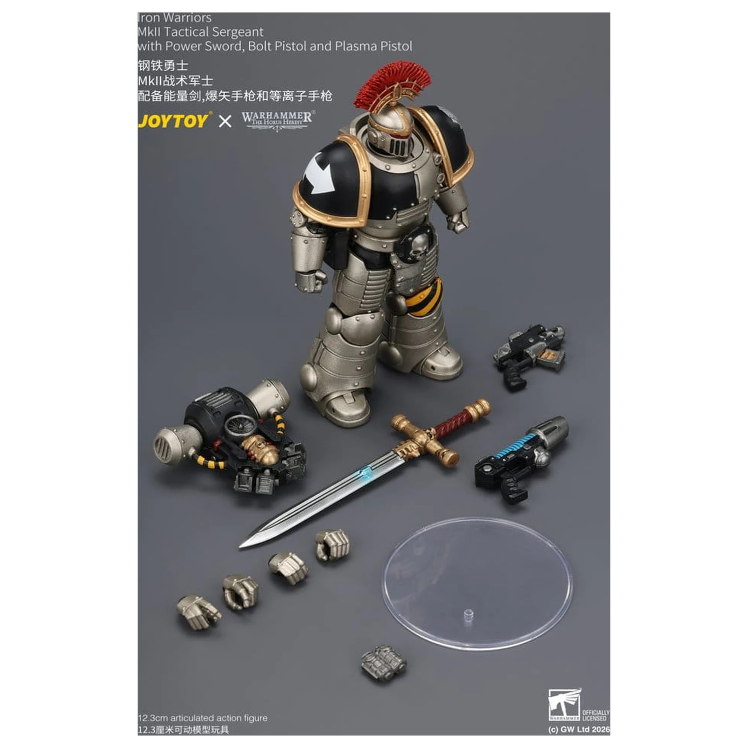 Warhammer The Horus Heresy Action Figure Iron Warriors MkII Tactical Sergeant 12 cm product photo