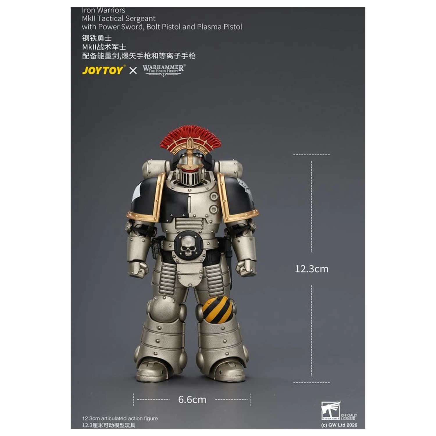 Warhammer The Horus Heresy Action Figure Iron Warriors MkII Tactical Sergeant 12 cm product photo