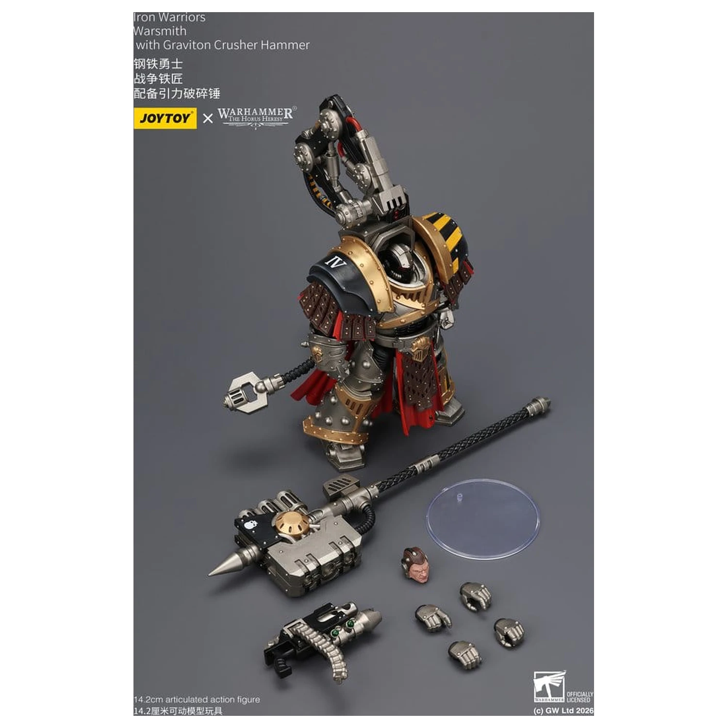 Warhammer The Horus Heresy Action Figure Iron Warriors Warsmith 14 cm product photo