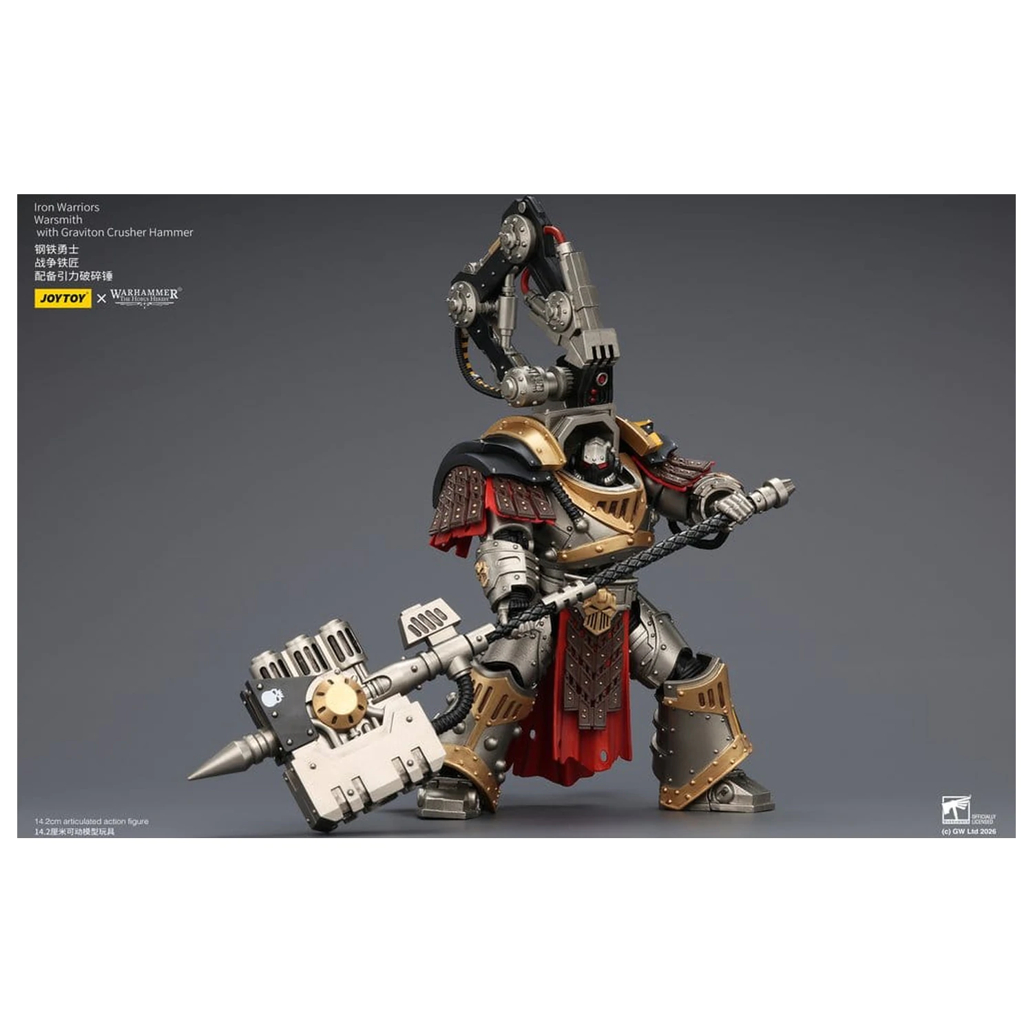 Warhammer The Horus Heresy Action Figure Iron Warriors Warsmith 14 cm product photo