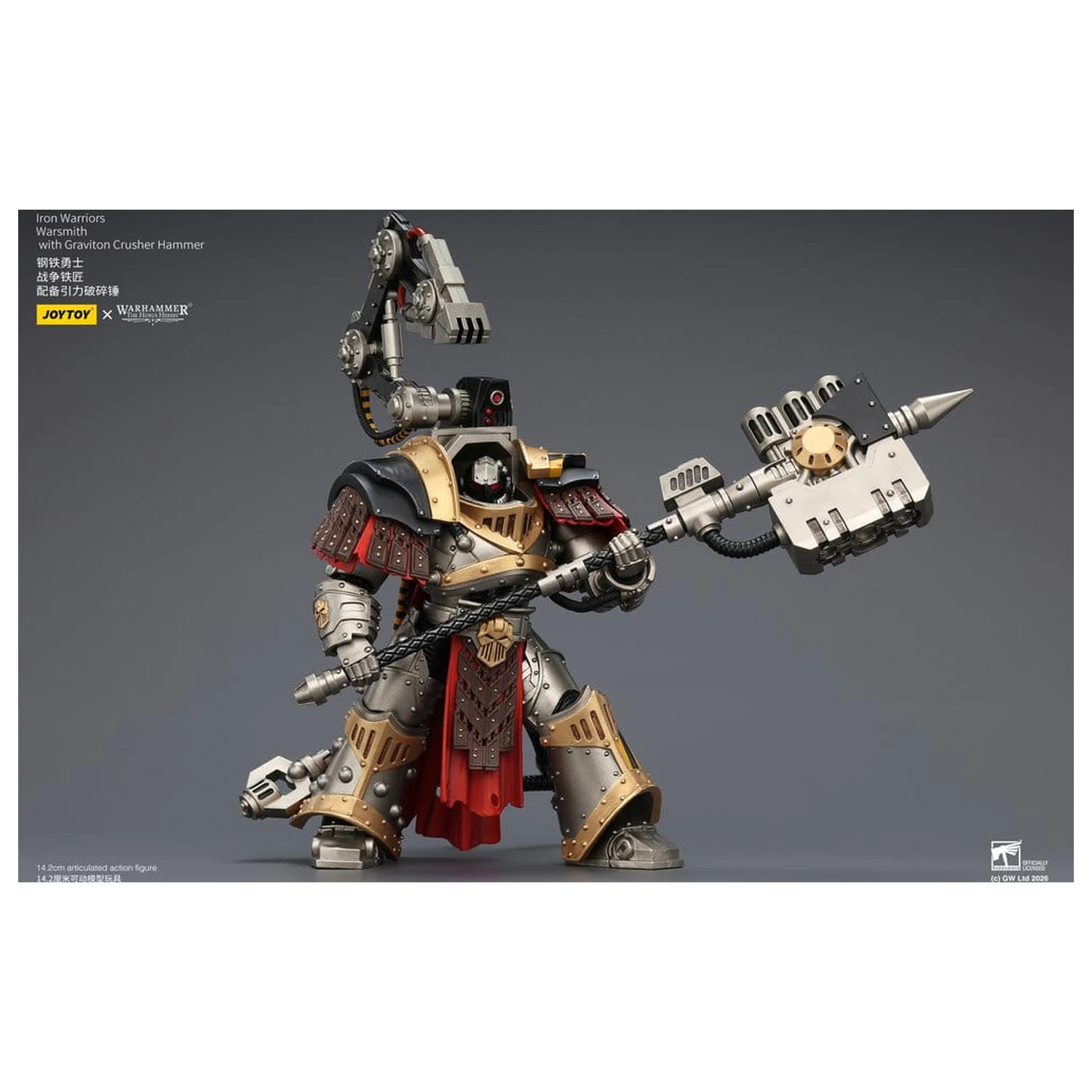 Warhammer The Horus Heresy Action Figure Iron Warriors Warsmith 14 cm product photo