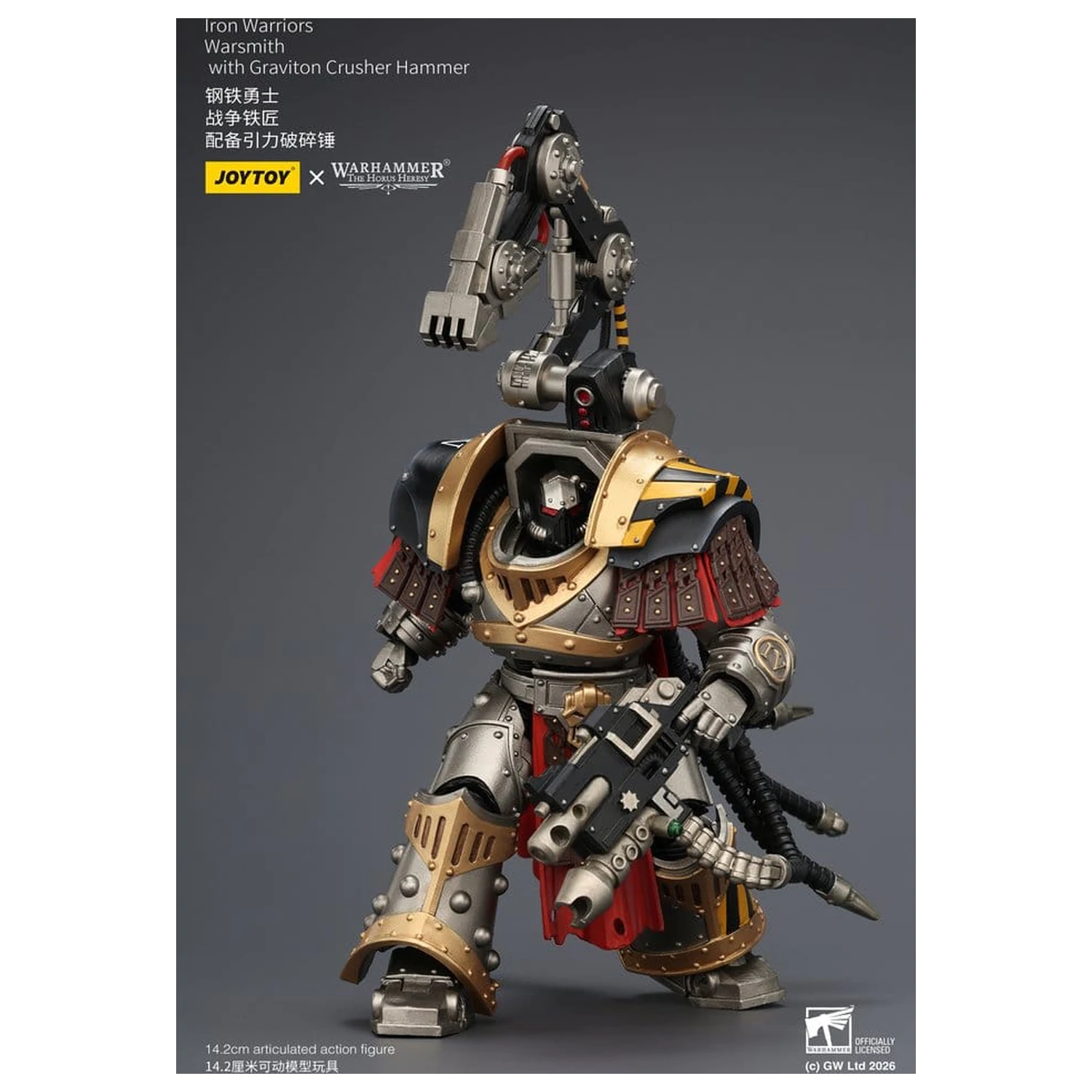 Warhammer The Horus Heresy Action Figure Iron Warriors Warsmith 14 cm product photo