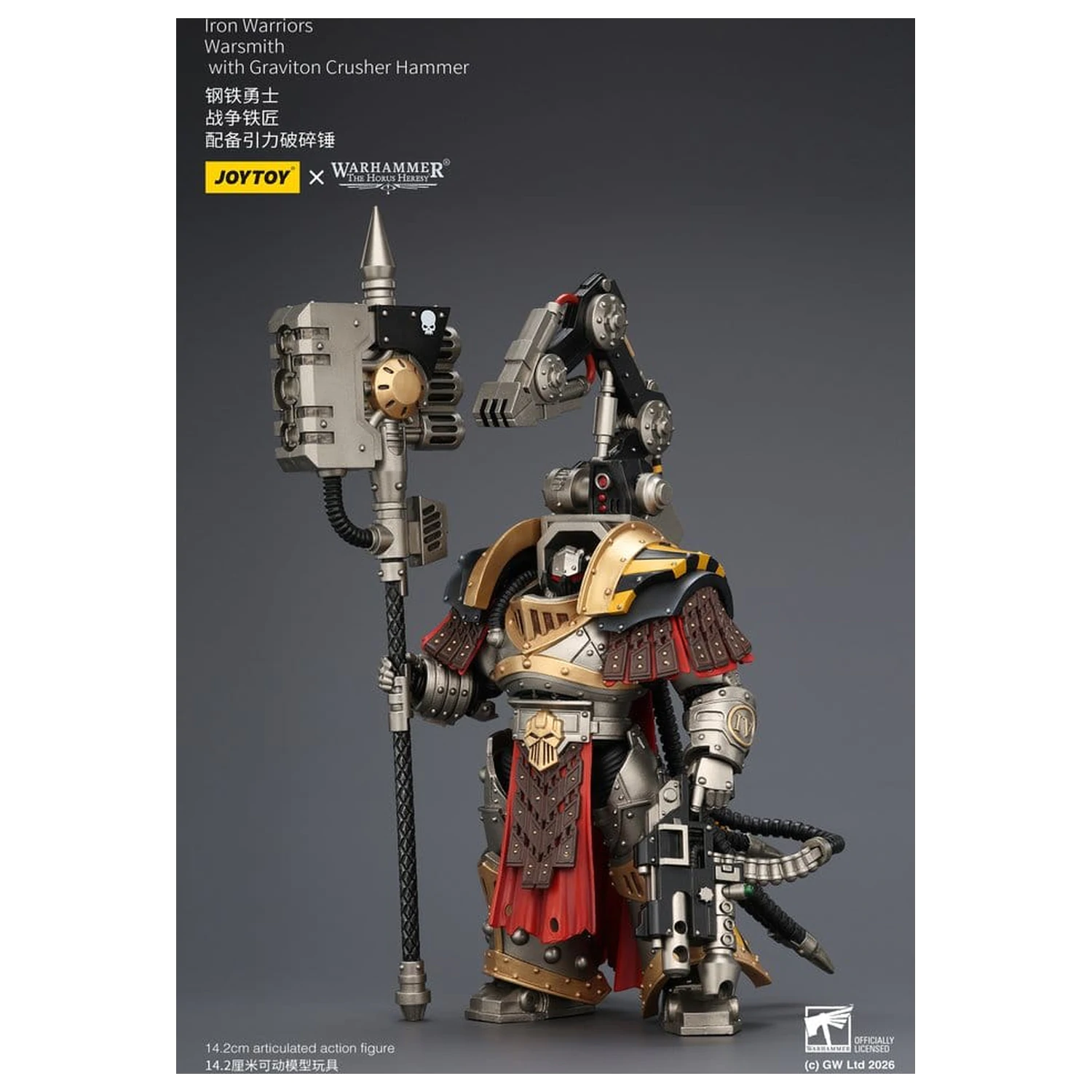 Warhammer The Horus Heresy Action Figure Iron Warriors Warsmith 14 cm product photo