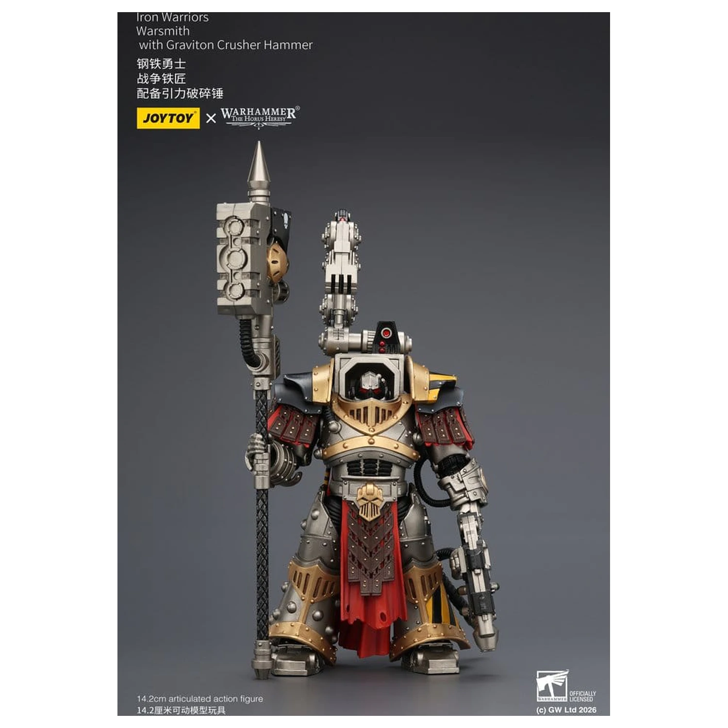 Warhammer The Horus Heresy Action Figure Iron Warriors Warsmith 14 cm product photo