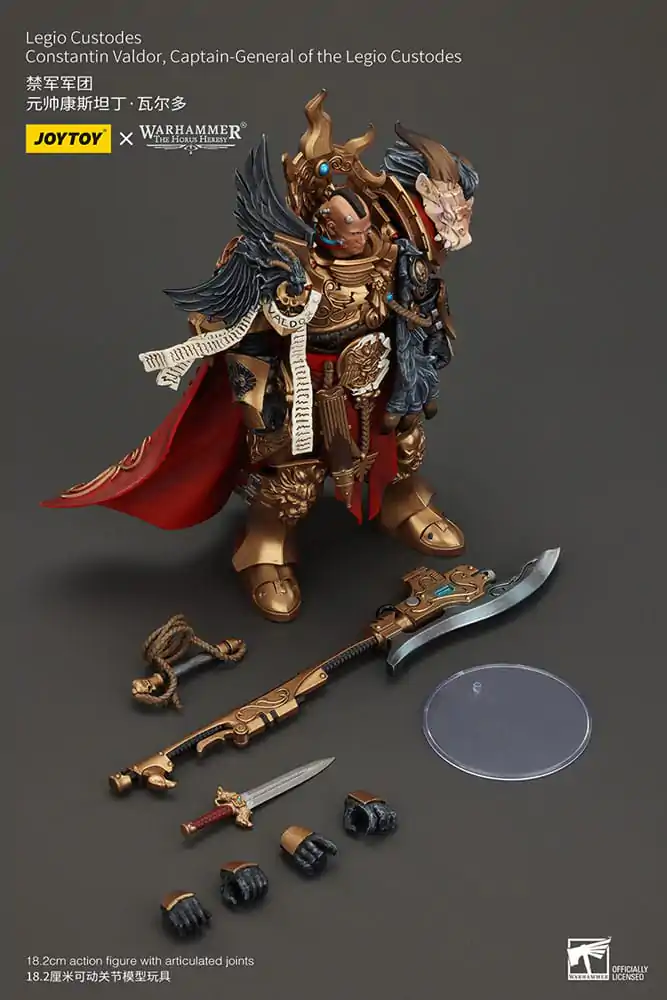 Warhammer The Horus Heresy Action figur Legio Custodes Constantin Valdor Captain-General of the Legio Custodes 25 cm termékfotó