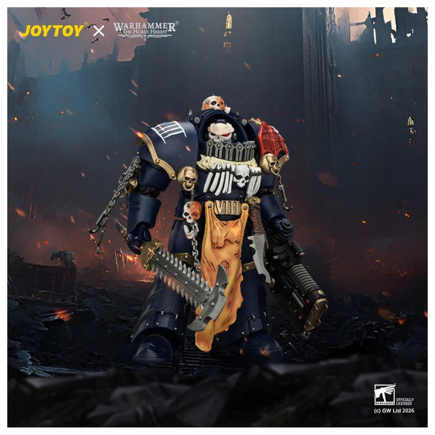 Warhammer The Horus Heresy Action Figure Night Lords Contekar Terminator 1 14 cm product photo