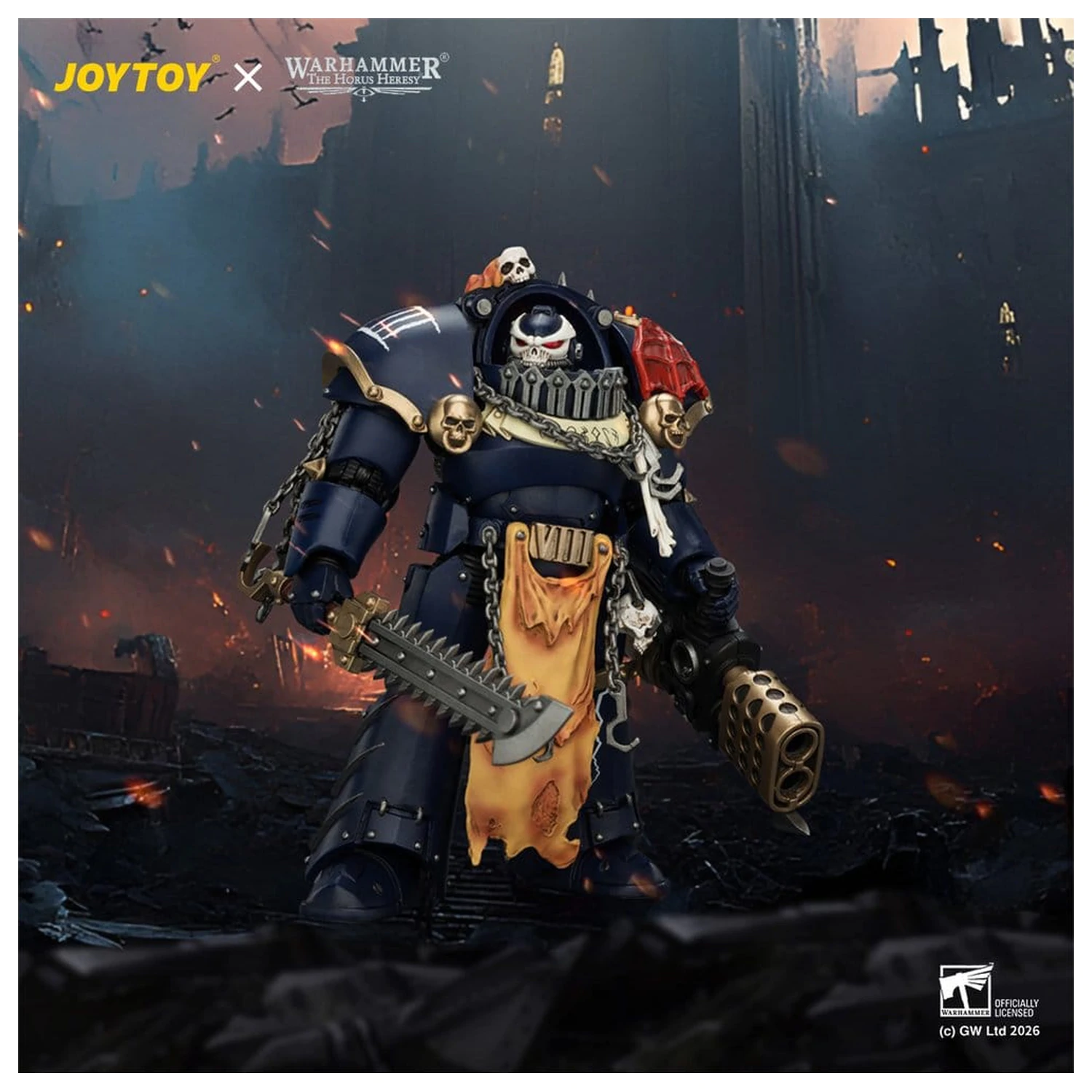 Warhammer The Horus Heresy Action Figure Night Lords Contekar Terminator 2 14 cm product photo